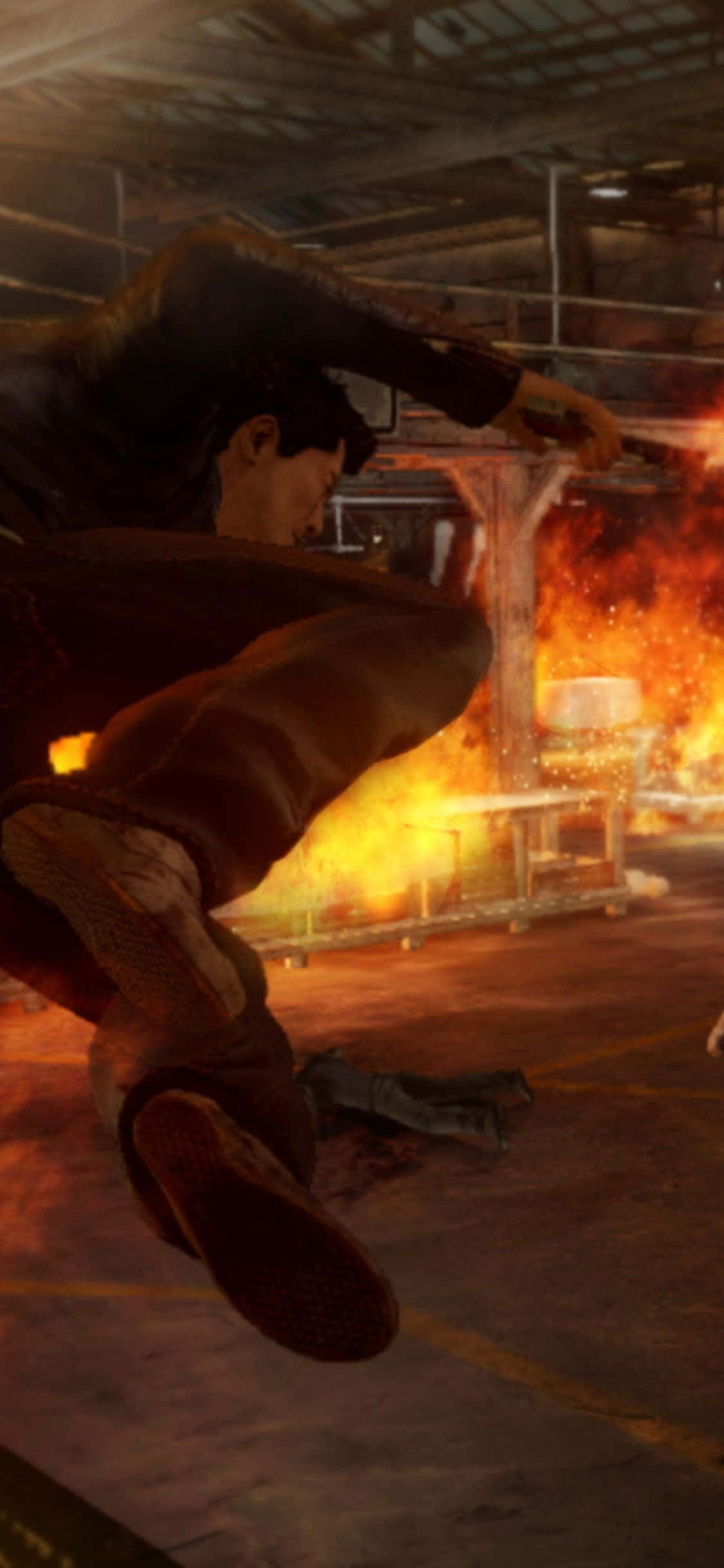 iPhone Xs Sleeping Dogs Payback Warehouse Bakgrunn Bakgrunner