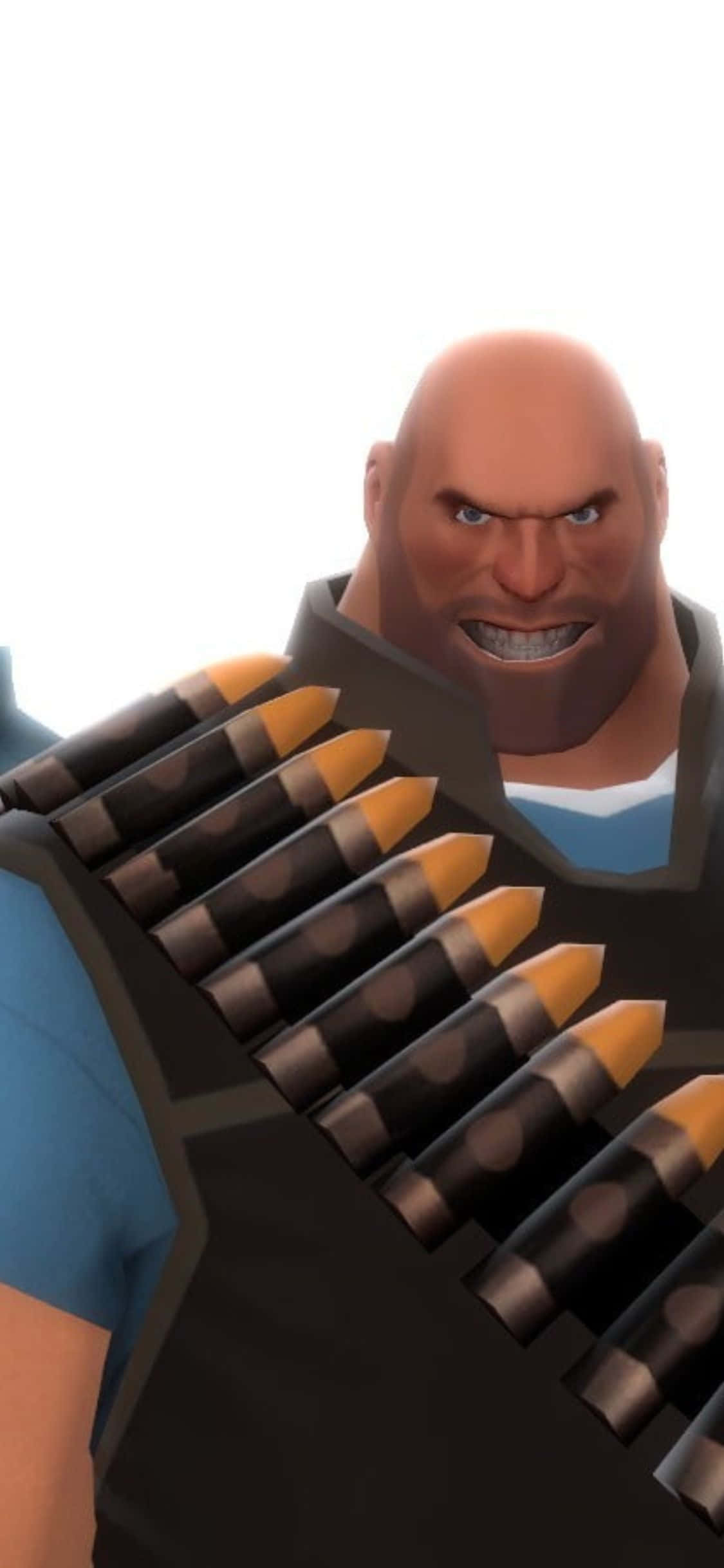 iPhone XS Team Fortress 2 Minimalistisk Heavy Bakgrunn Bakgrunner