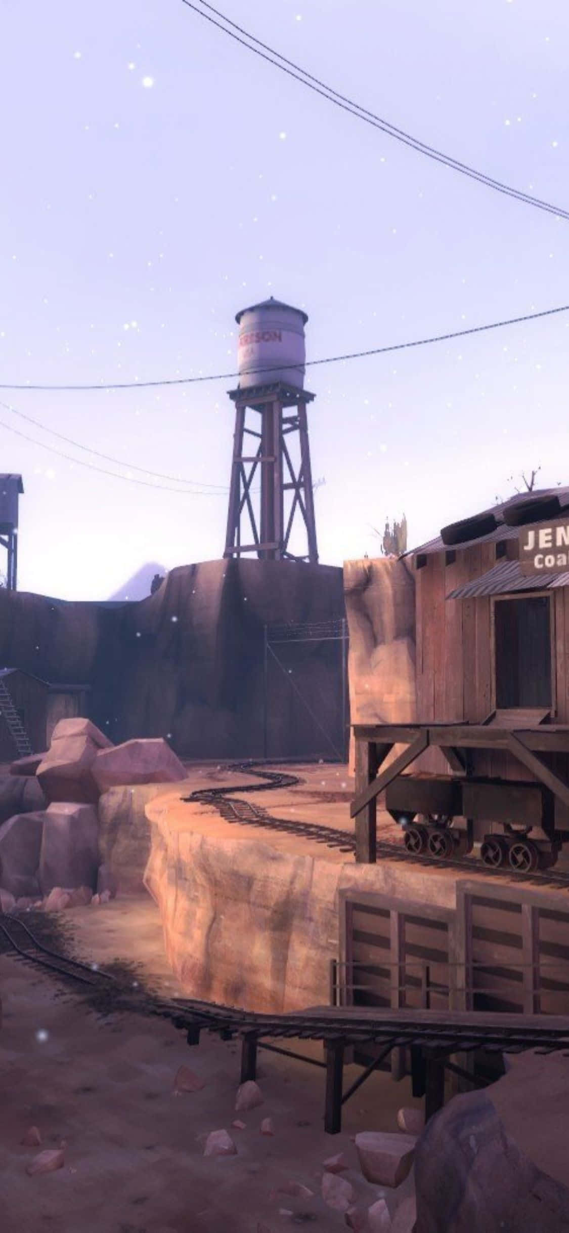 iPhone XS Team Fortress 2 Dustbowl Bakgrunn Bakgrunner