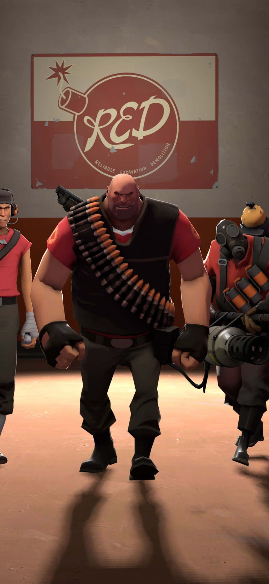 iPhone XS Team Fortress 2 Offensivt Lag Bakgrunn Bakgrunner