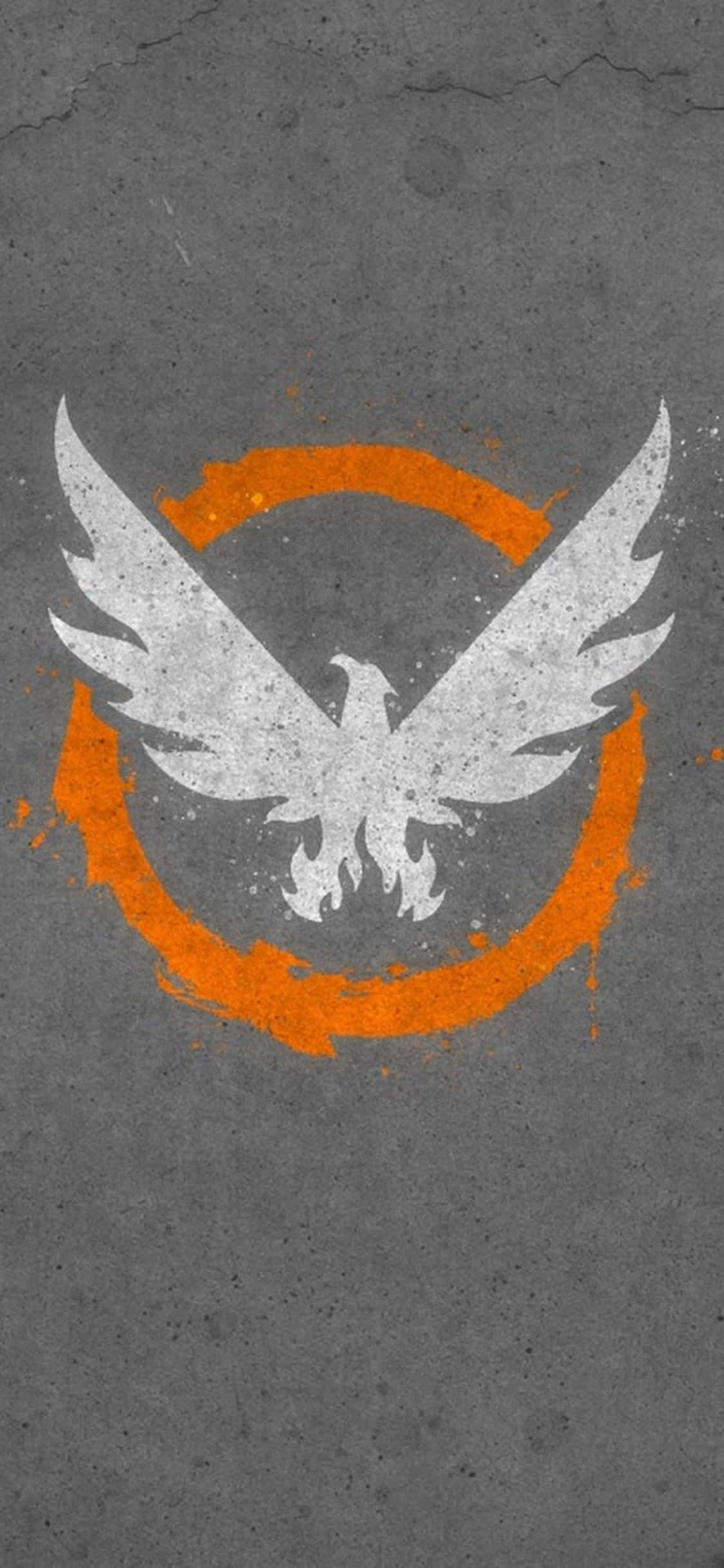 iPhone Xs The Division Bakgrunn Hvit Føniks-logo Bakgrunner