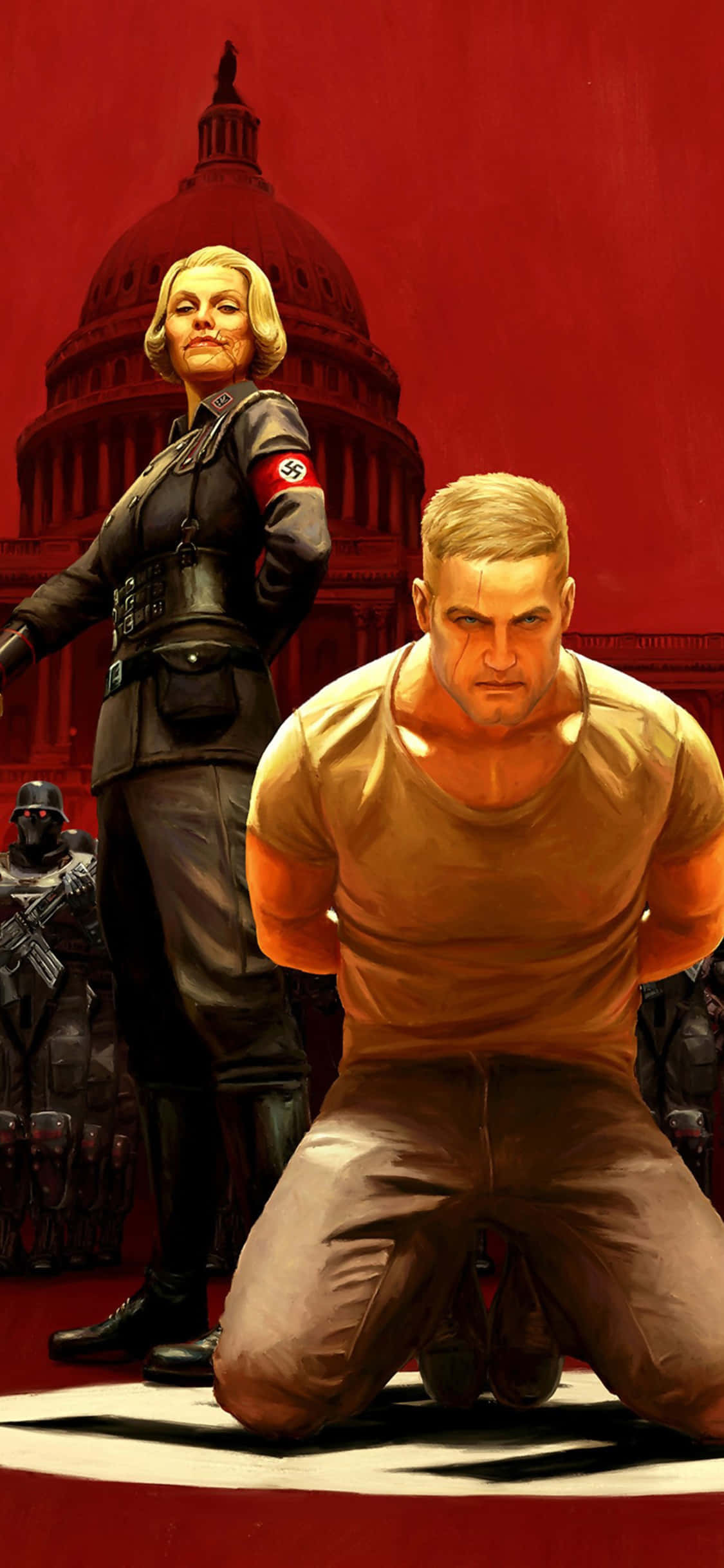 iPhone Xs Wolfenstein II The New Colossus Bakgrunn Bakgrunner