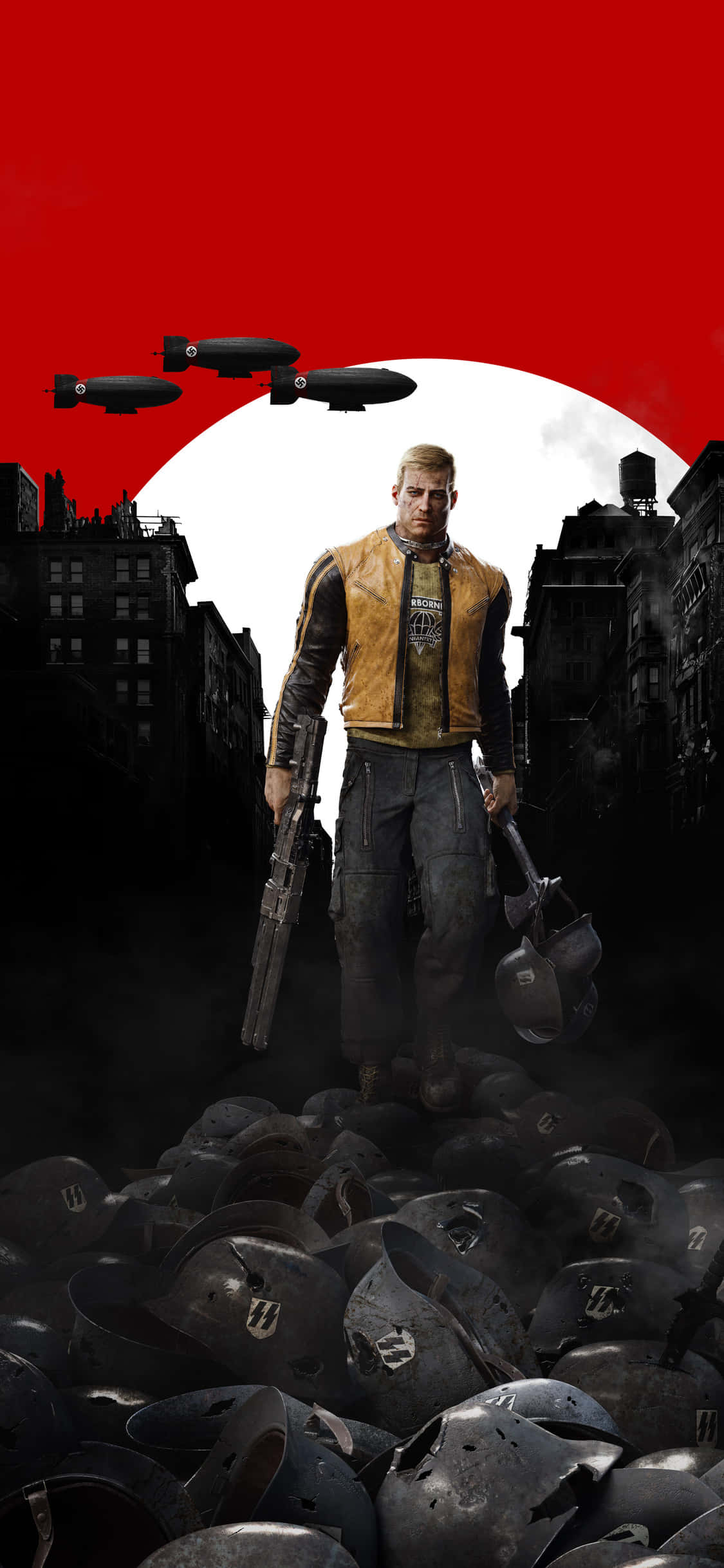 iPhone Xs Wolfenstein Ii B.J. Blazkowicz Seier Bakgrunn Bakgrunner