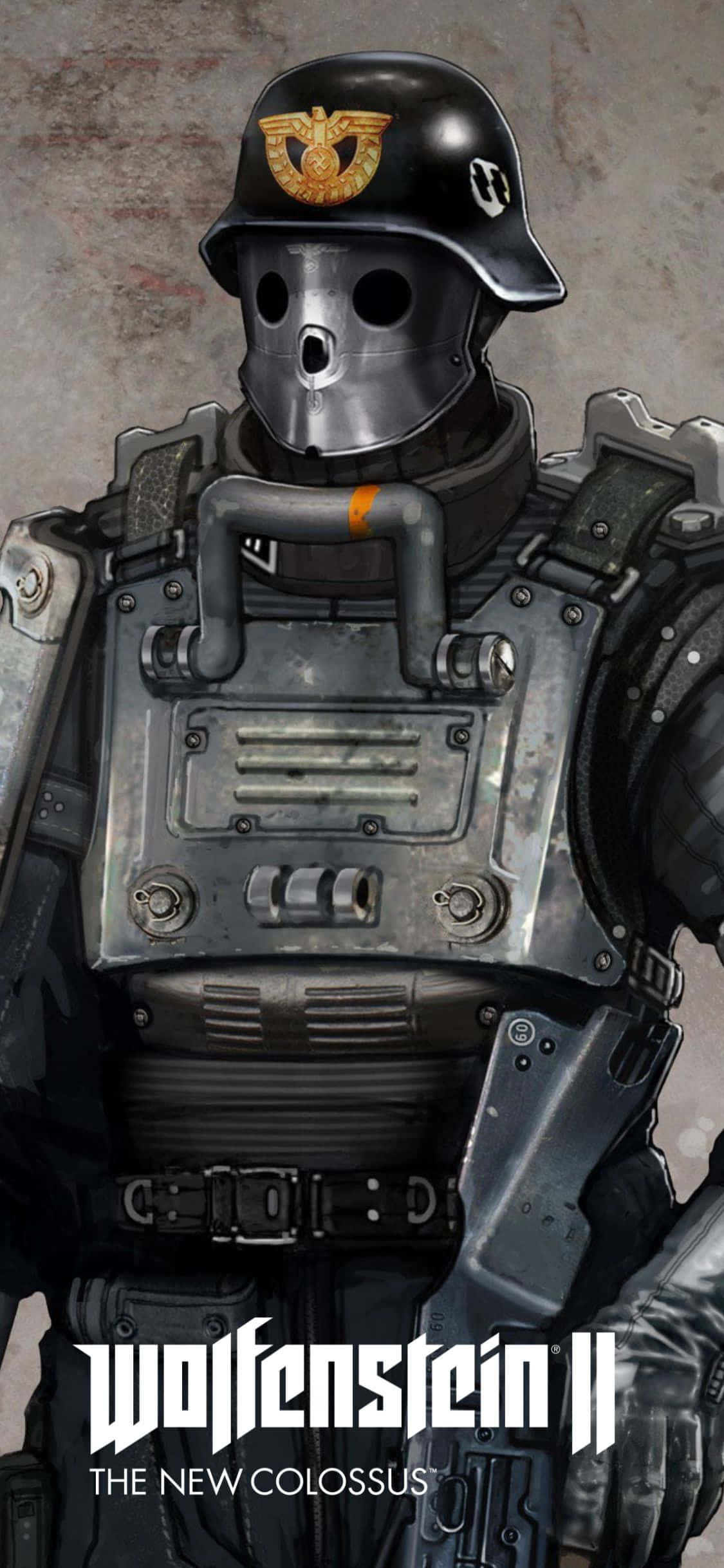 iPhone Xs Wolfenstein Ii Patruljesoldat Bakgrunn Bakgrunner