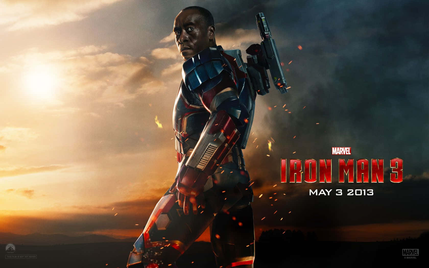Iron Man 3 Oberst James Rhodes Bakgrunner