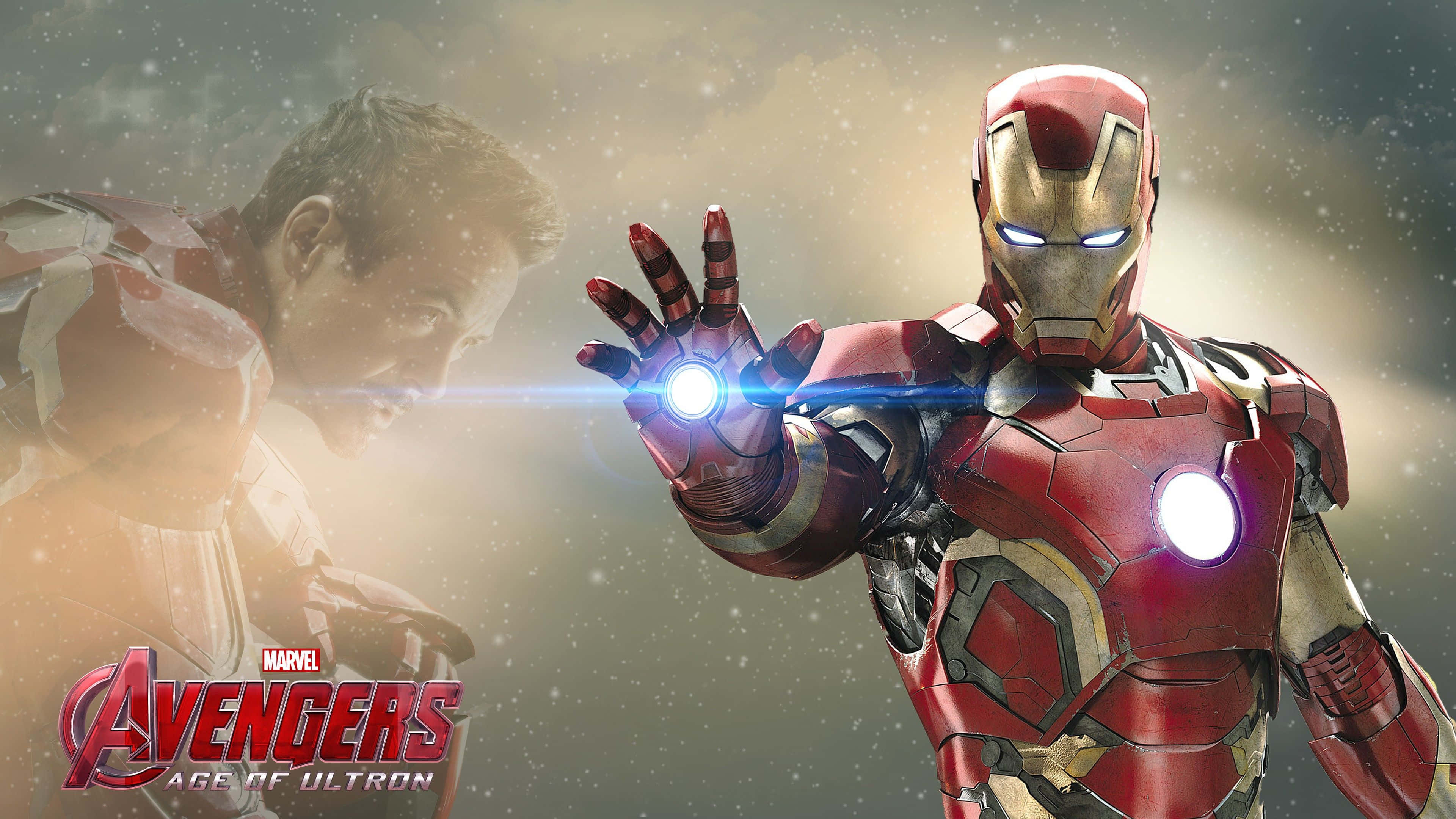 Iron Man Age of Ultron Promo Art Bakgrunner