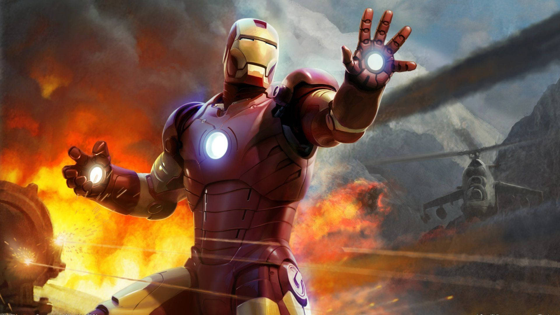 Iron Man Avengers bakgrunnsbilde
