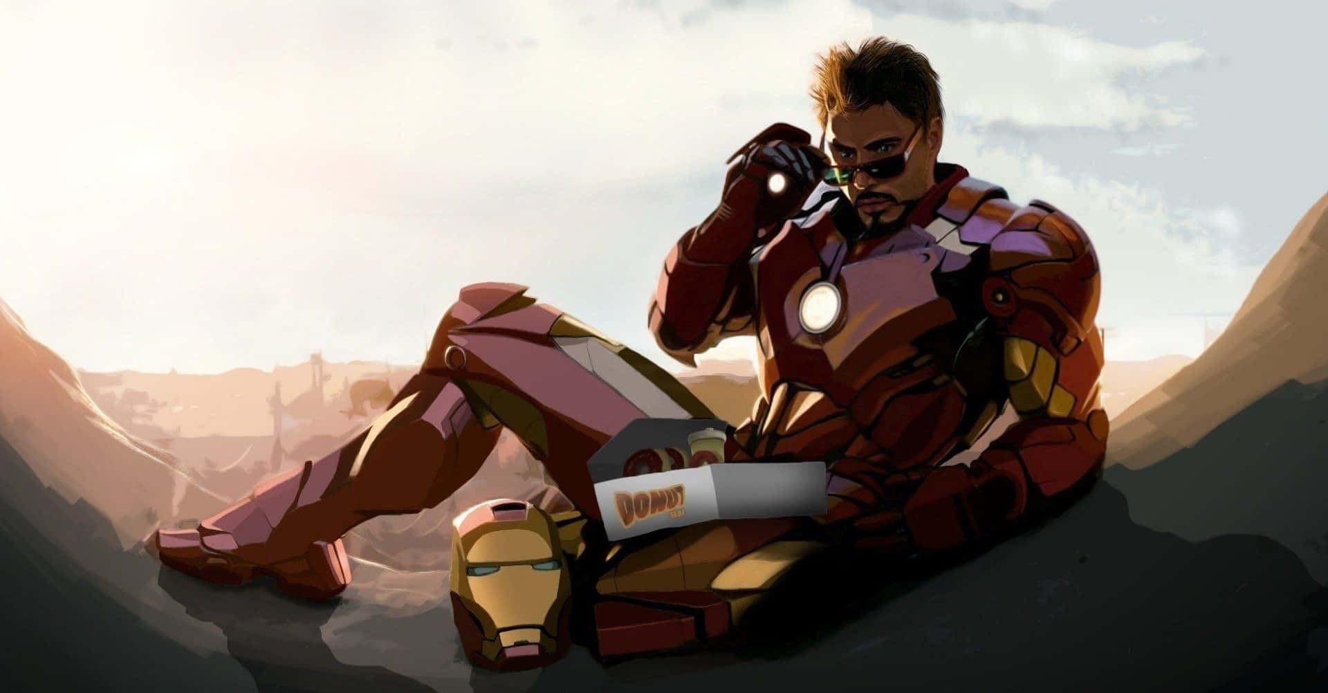 Iron Man-bakgrunn Bakgrunner