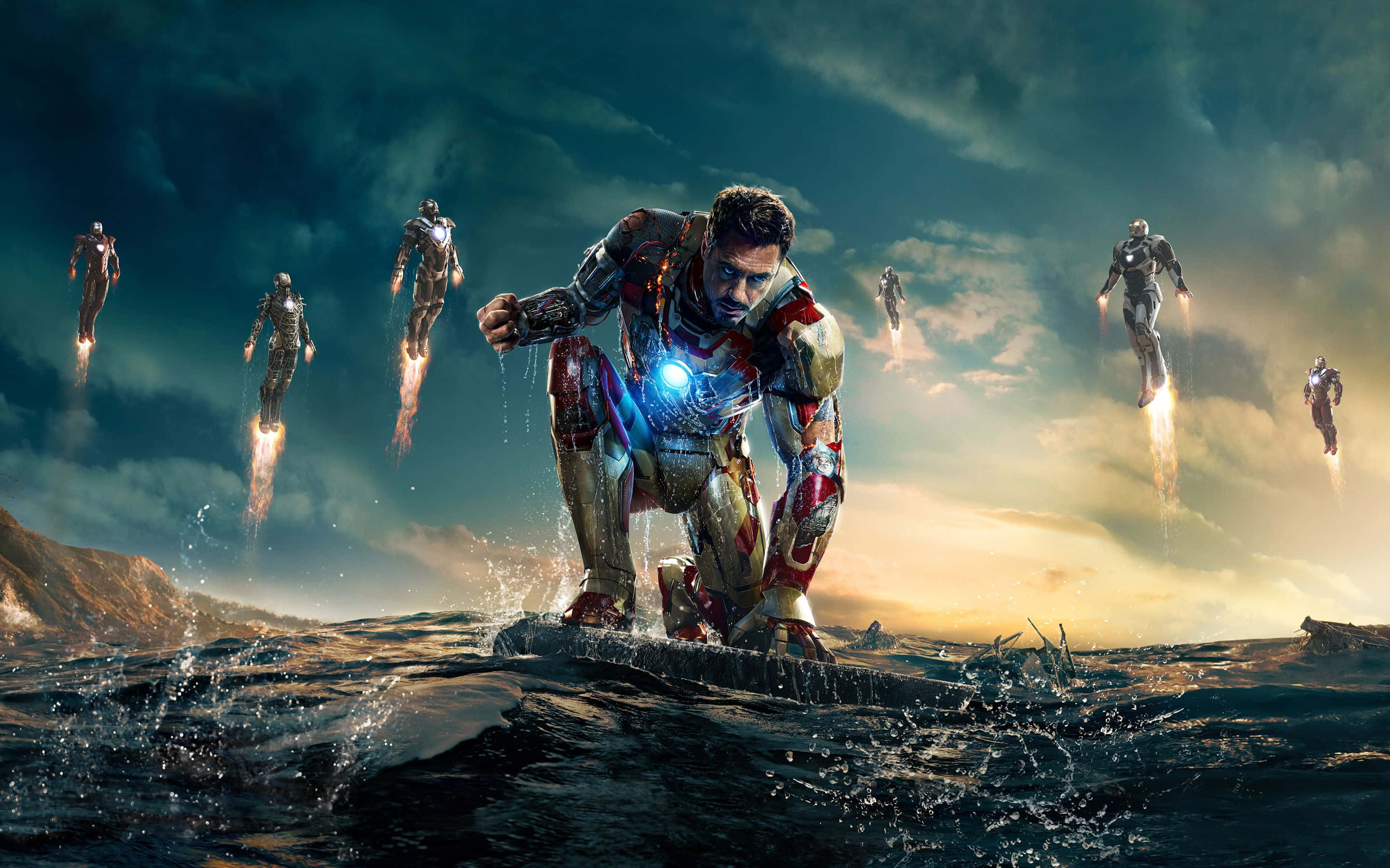 Iron Man-bakgrunn Bakgrunner