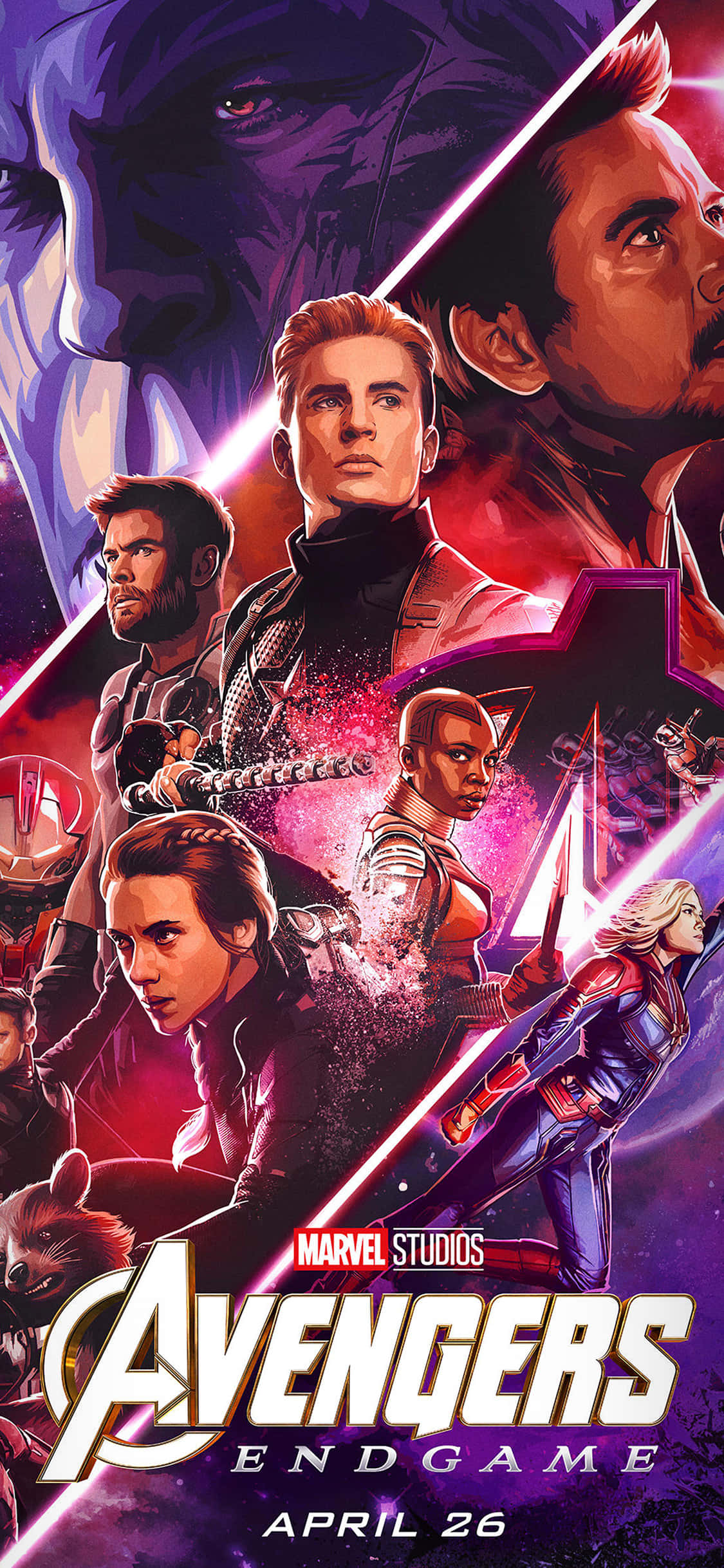 Iron Man, Captain America og Thor slår seg sammen i Avengers Endgame Bakgrunner