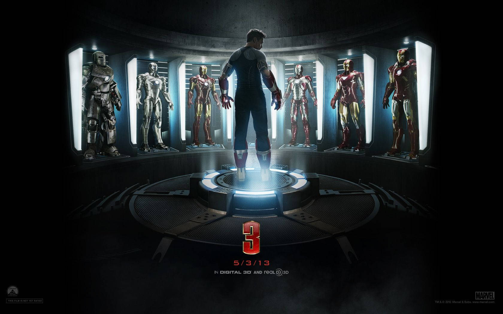 Iron Man draktsamling bakgrunnsbilde