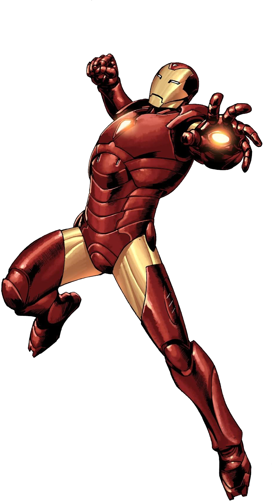 Iron Man i actionposisjon Bakgrunner