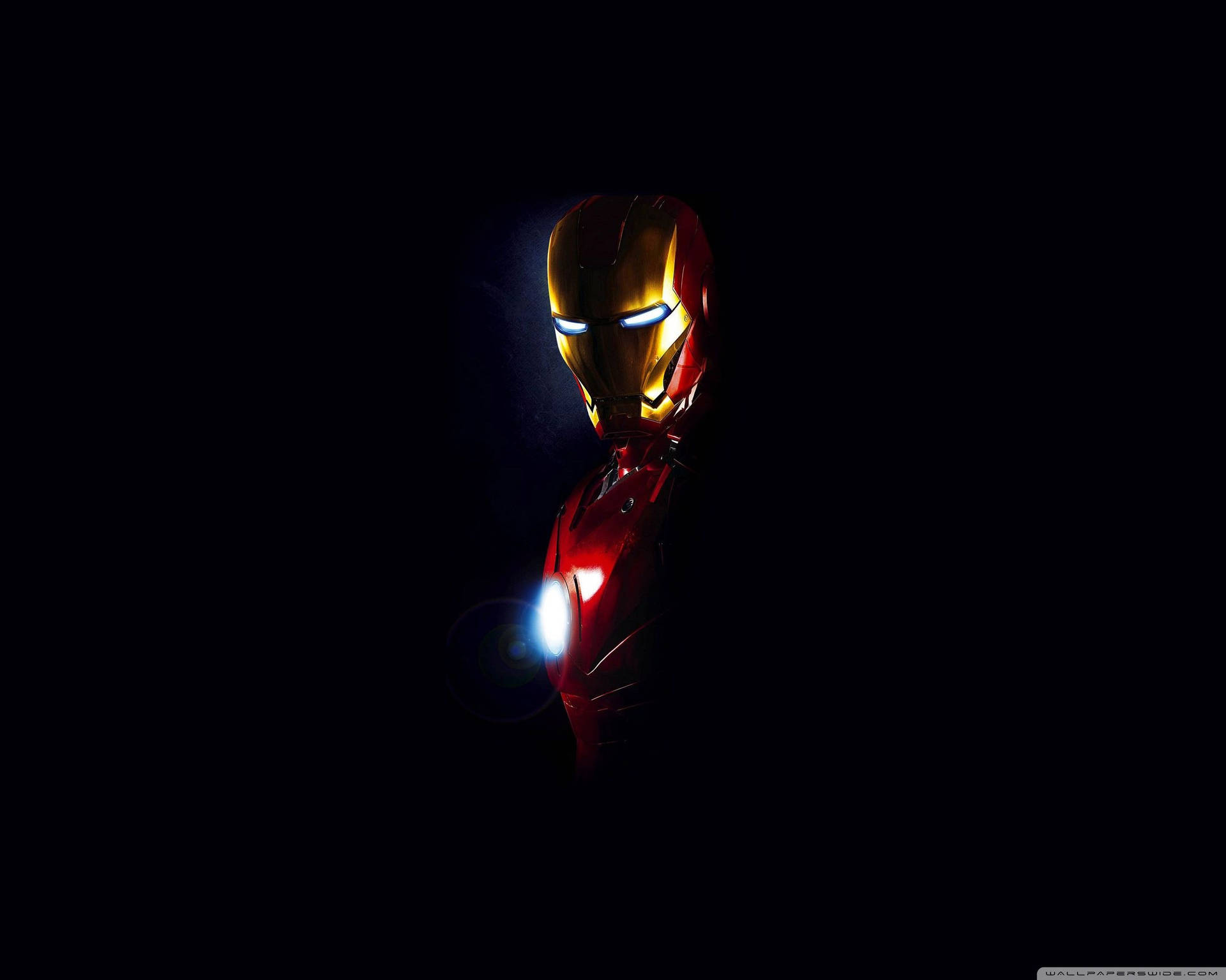 Iron Man i mørket bakgrunnsbilde
