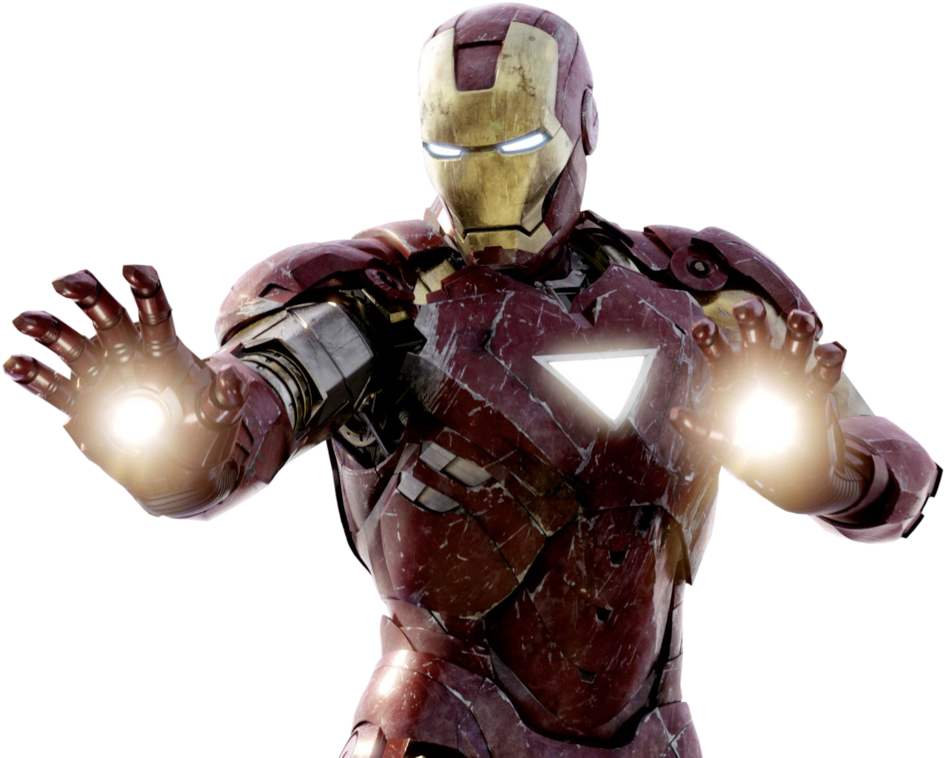 Iron Man kraftpositur Bakgrunner