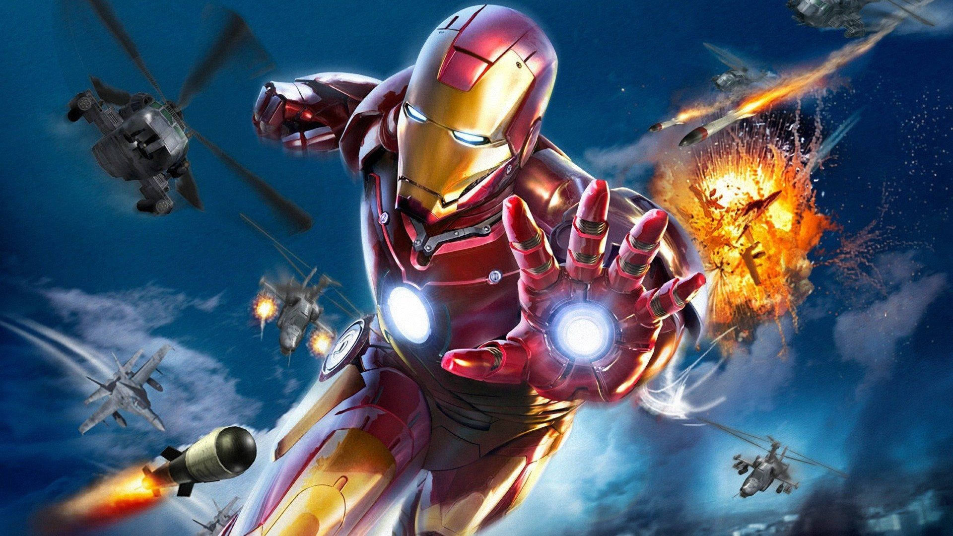 Iron Man på himmelen Bakgrunner