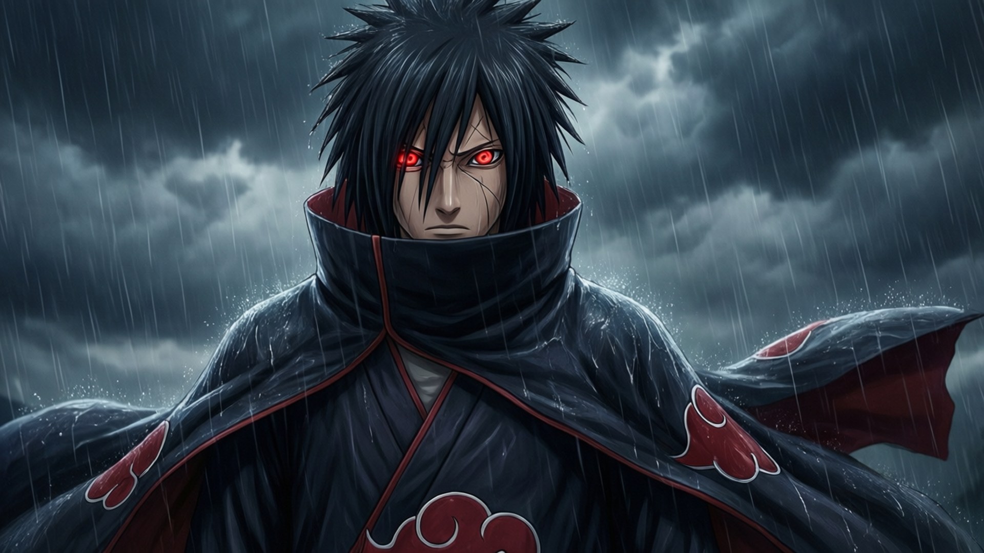 Itachi i regnet Bakgrunner