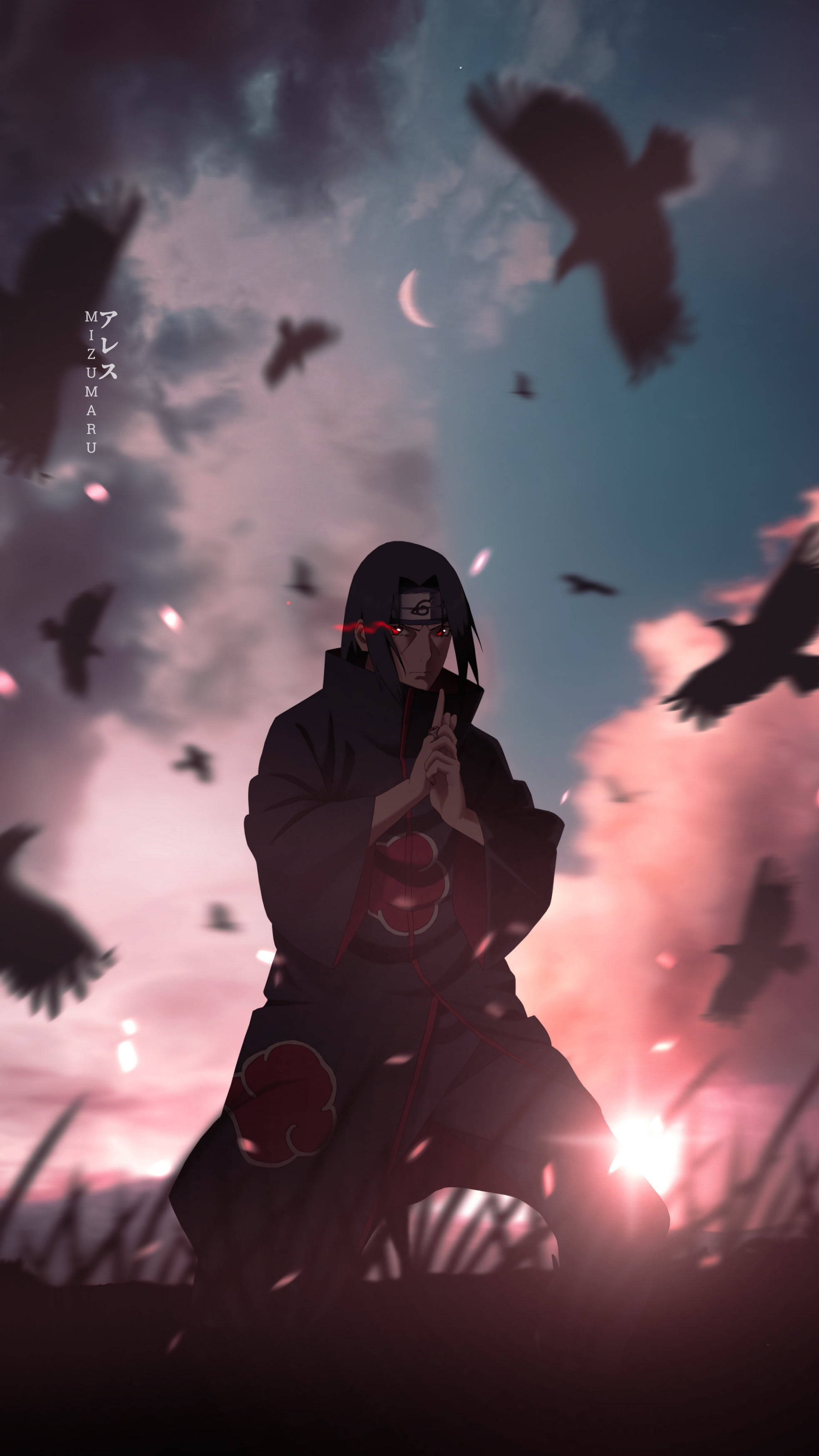 Itachi Naruto mobil 4K Bakgrunner