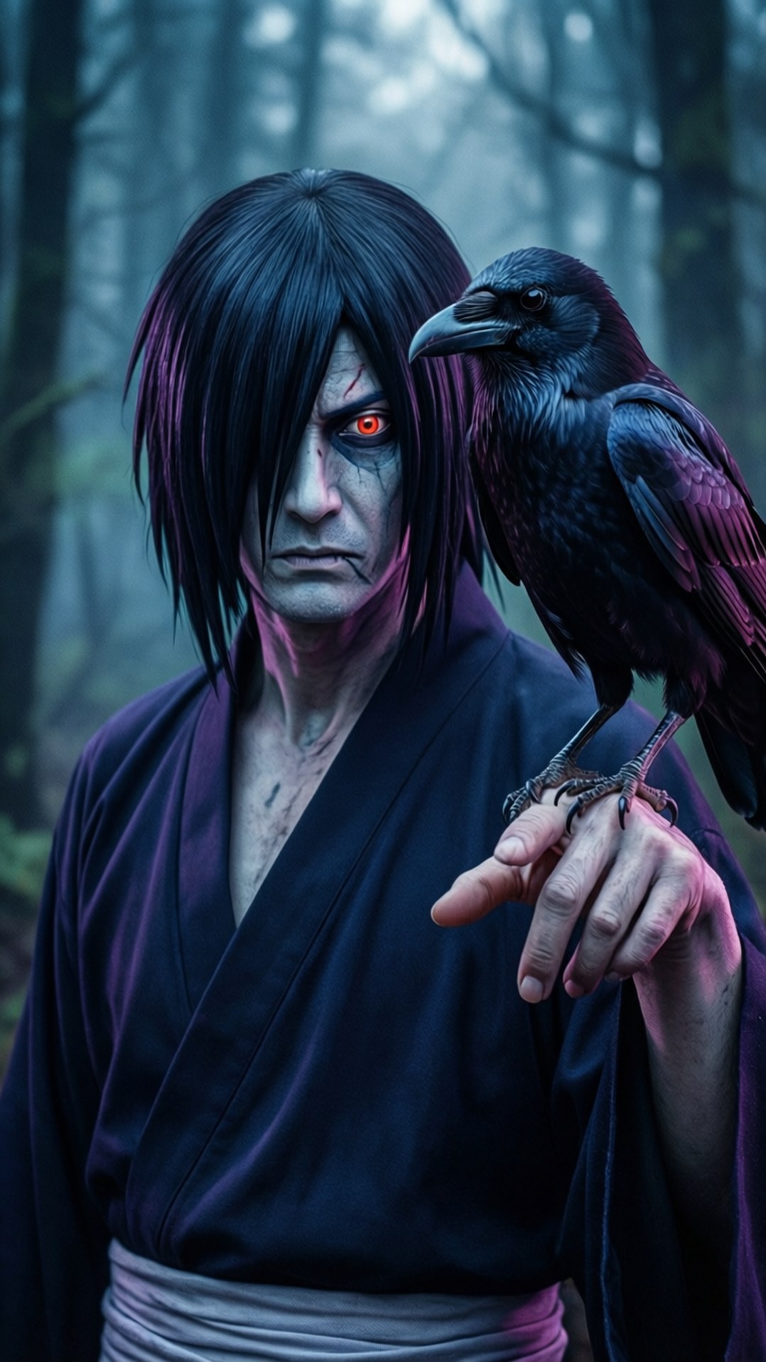 Itachi og kråke Bakgrunner