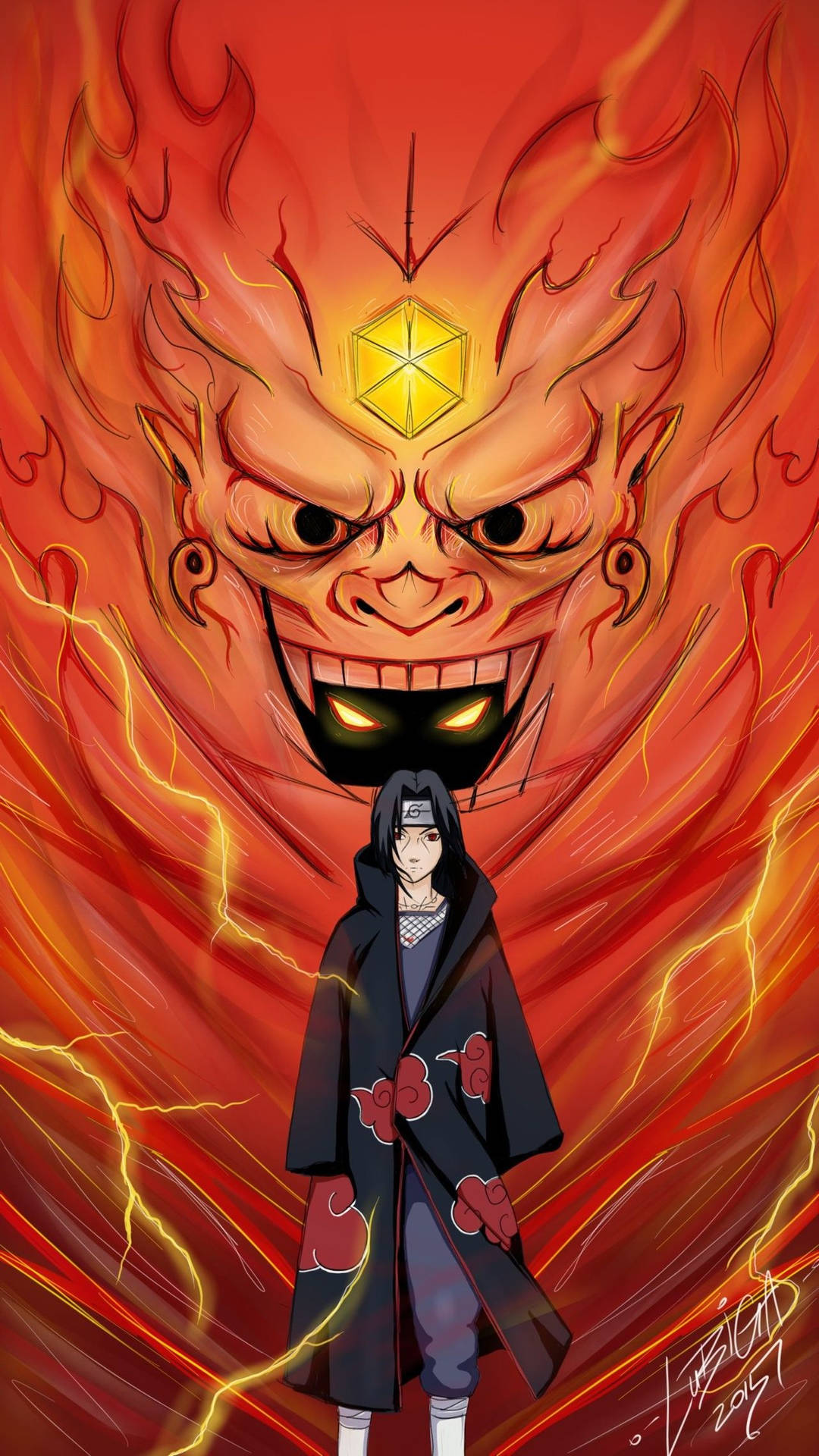1280x2276 Itachi Susanoo Bakgrunn