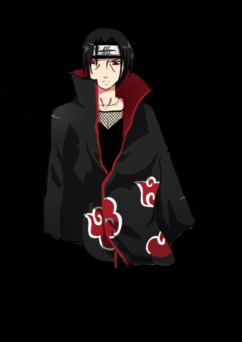 Itachi Uchiha Akatsuki-kappe Bakgrunner