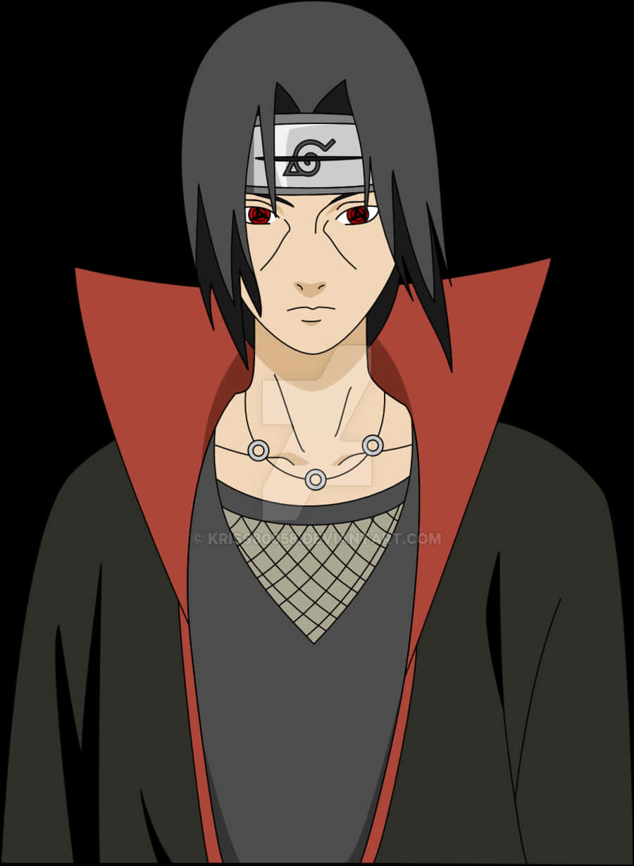 Itachi Uchiha Anime Portrett Bakgrunner