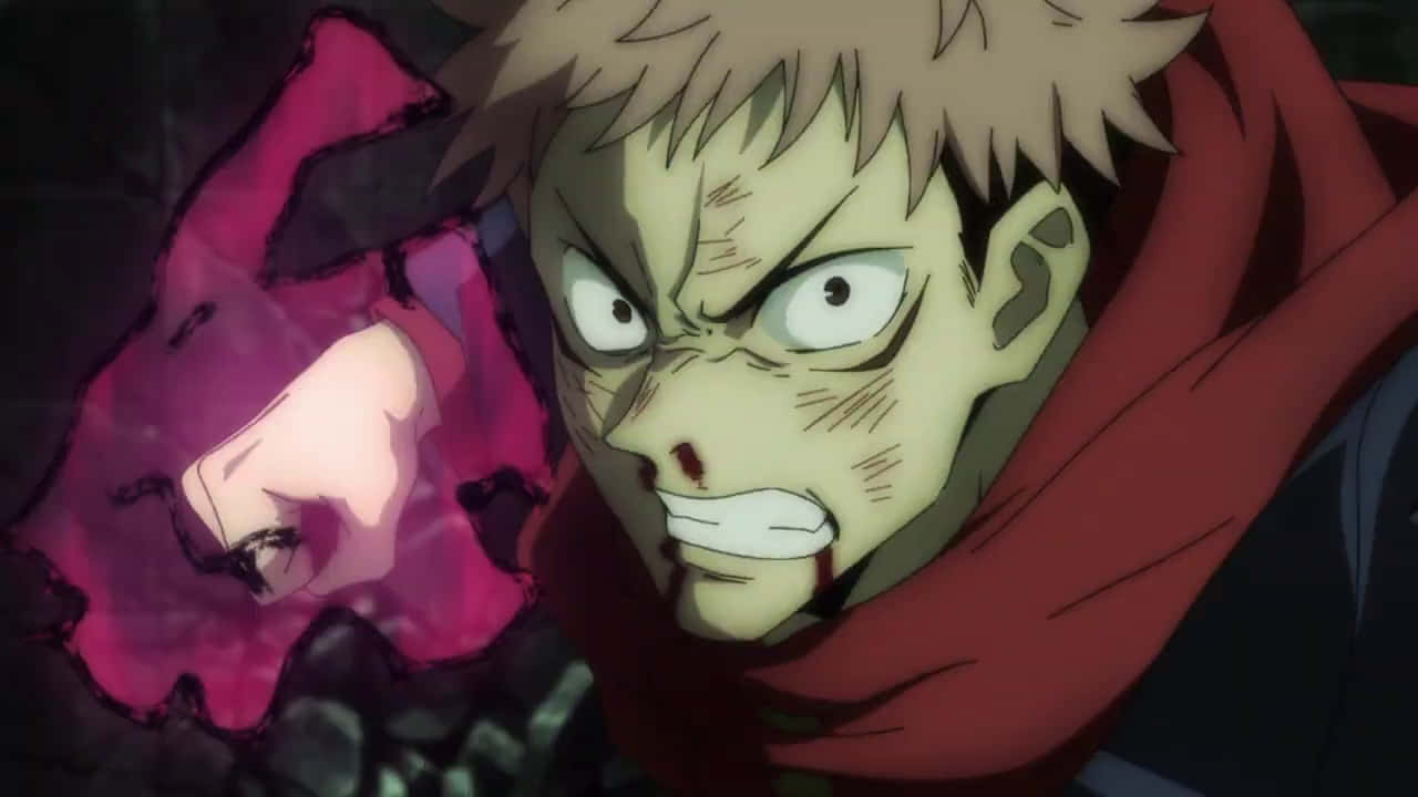 Itadori Yuji galent aura slag Bakgrunner