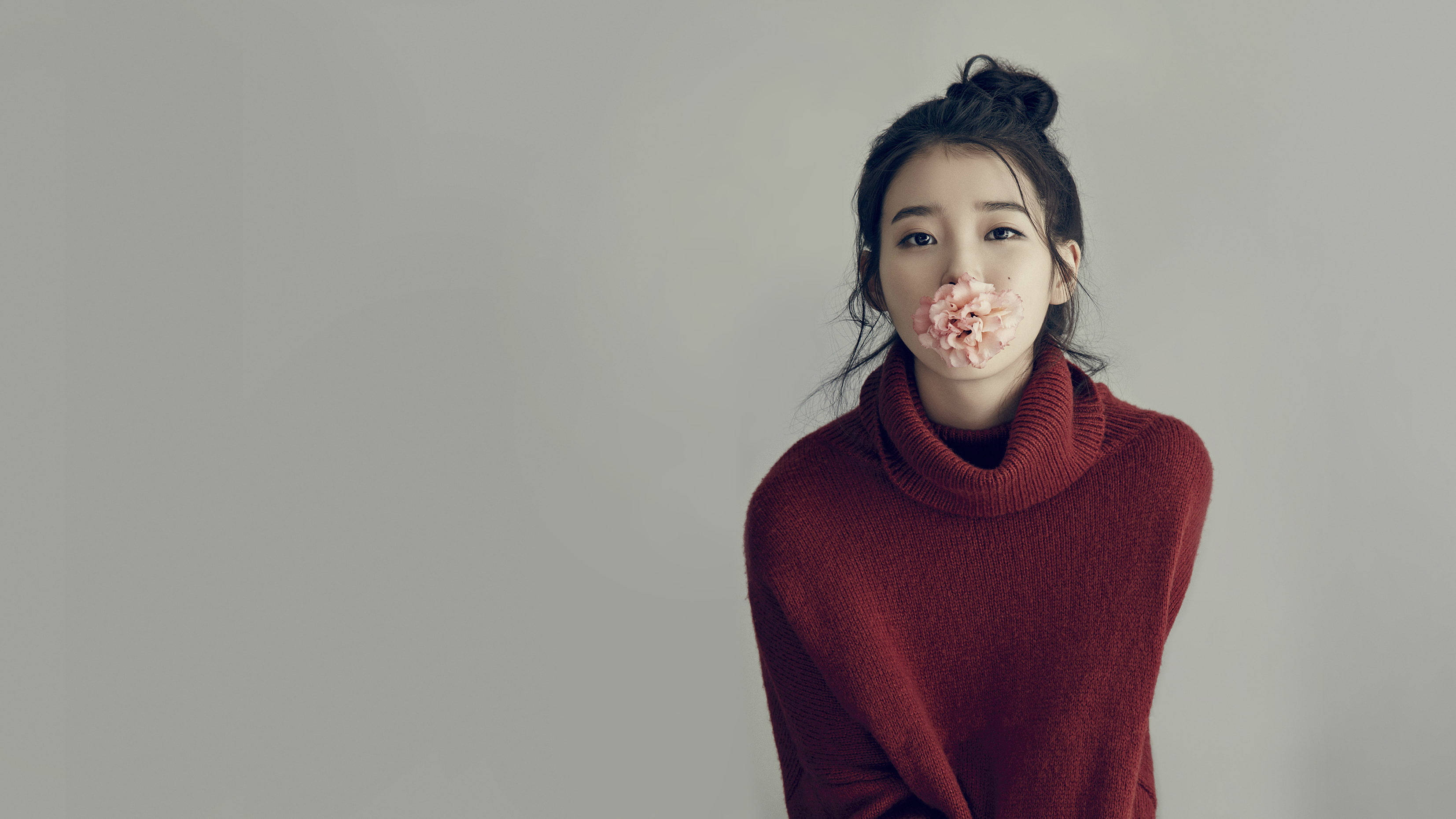 IU Albumomslag Koreansk Jente Bakgrunner