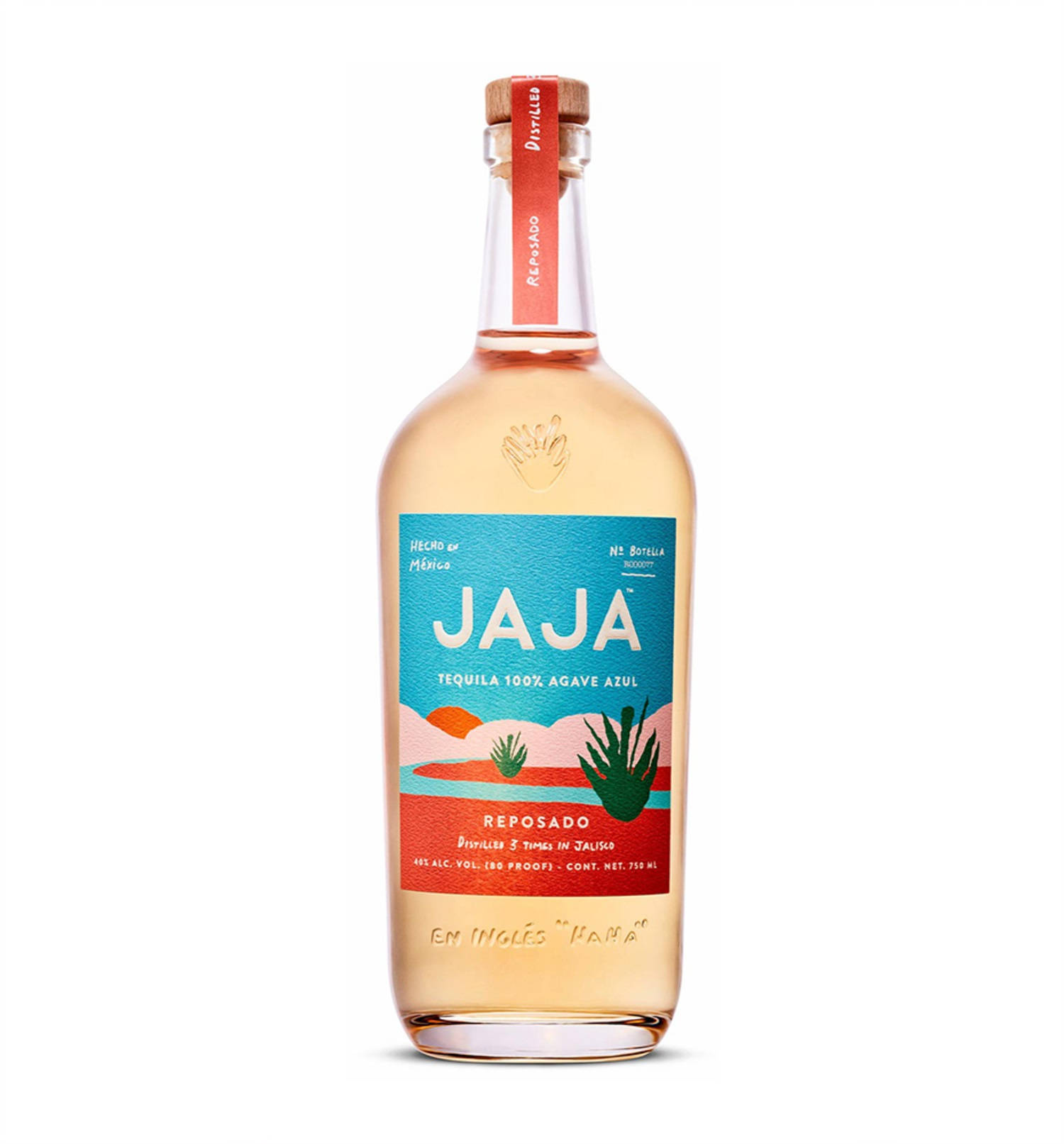 JAJA Tequila Reposado-flaske – Premium kvalitetssprit Bakgrunner