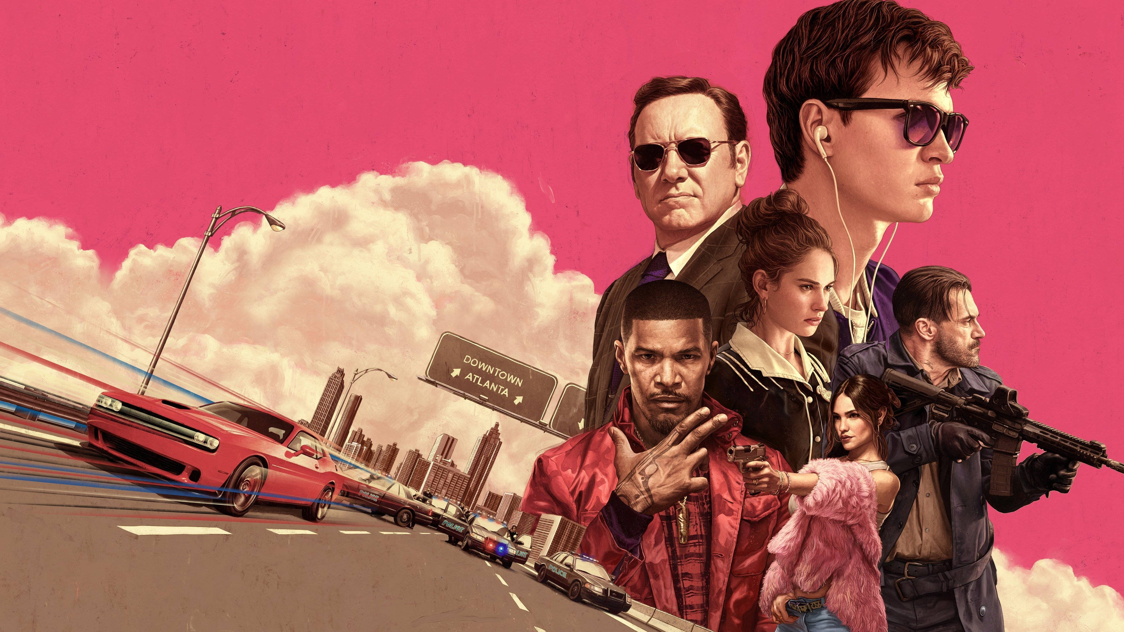 Jamie Foxx spiller i Baby Driver Bakgrunner