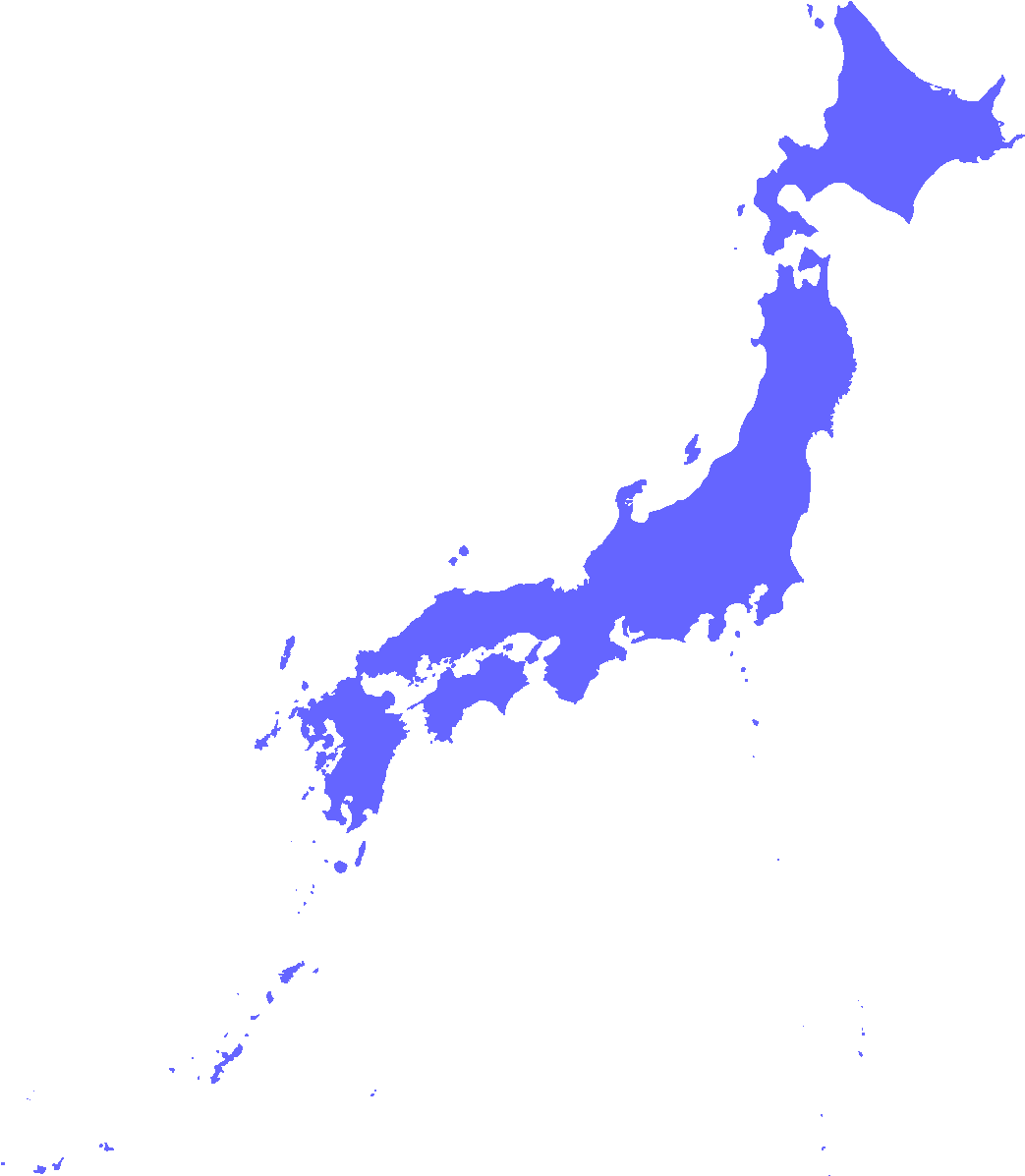 Japan kart silhuett blå på grå Bakgrunner
