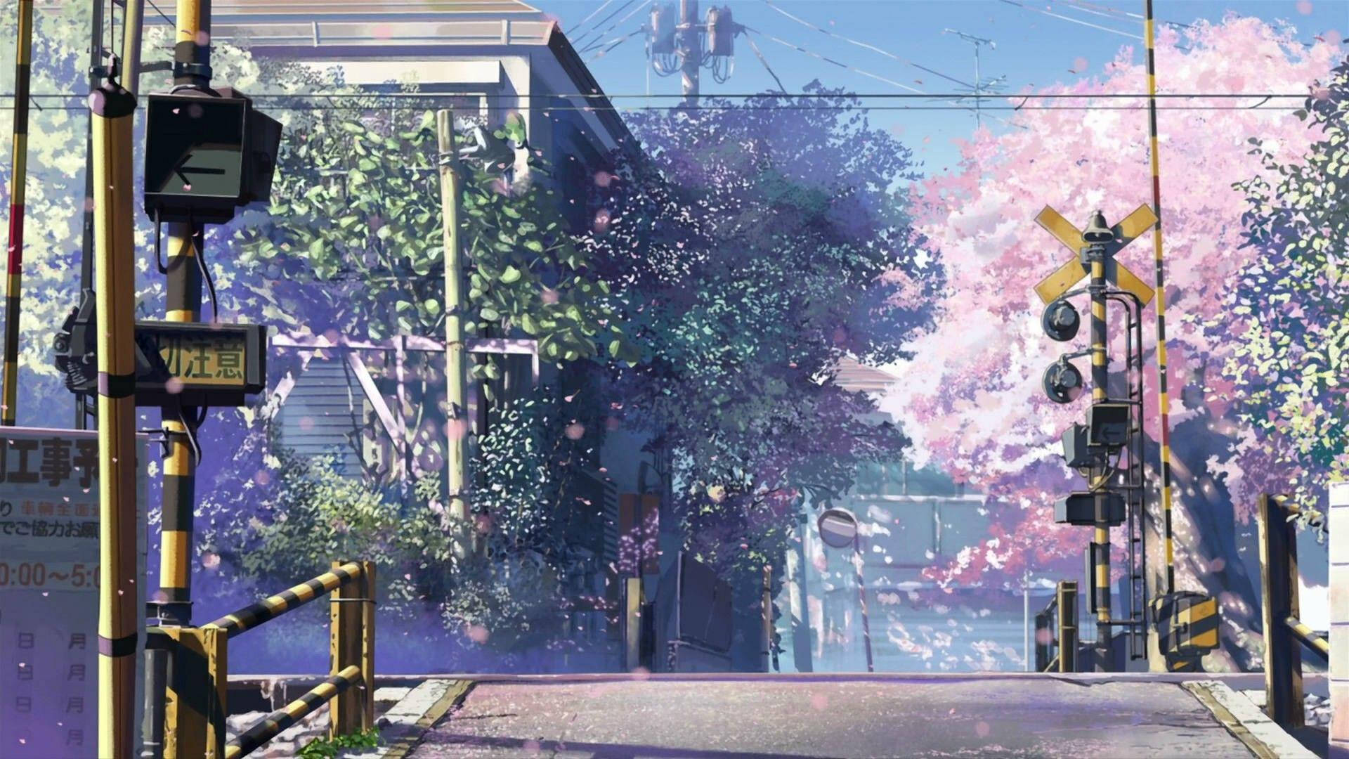 Japansk byanime vår Bakgrunner