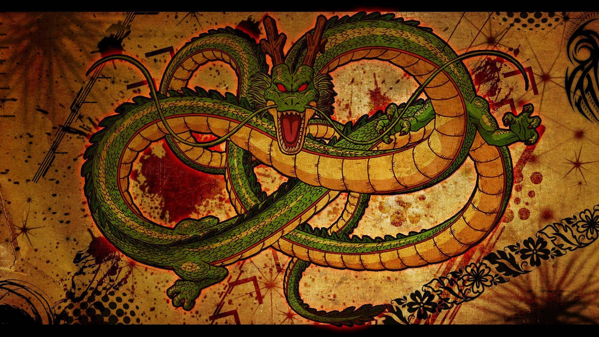 Japansk drage PC Shenron fra DBZ Bakgrunner