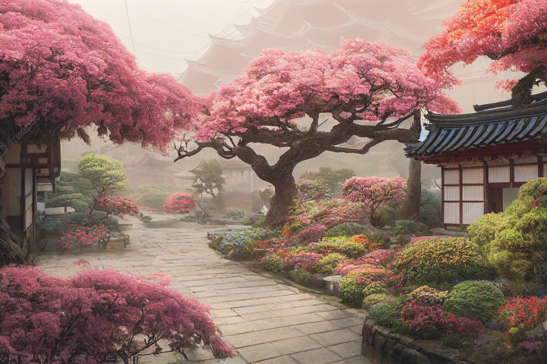 Japansk kirsebærblomst