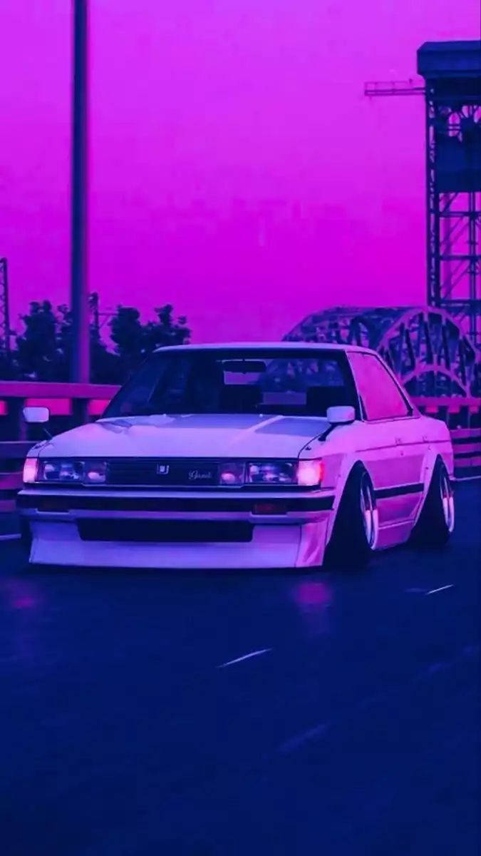 JDM-estetikk klassisk Toyota Bakgrunner