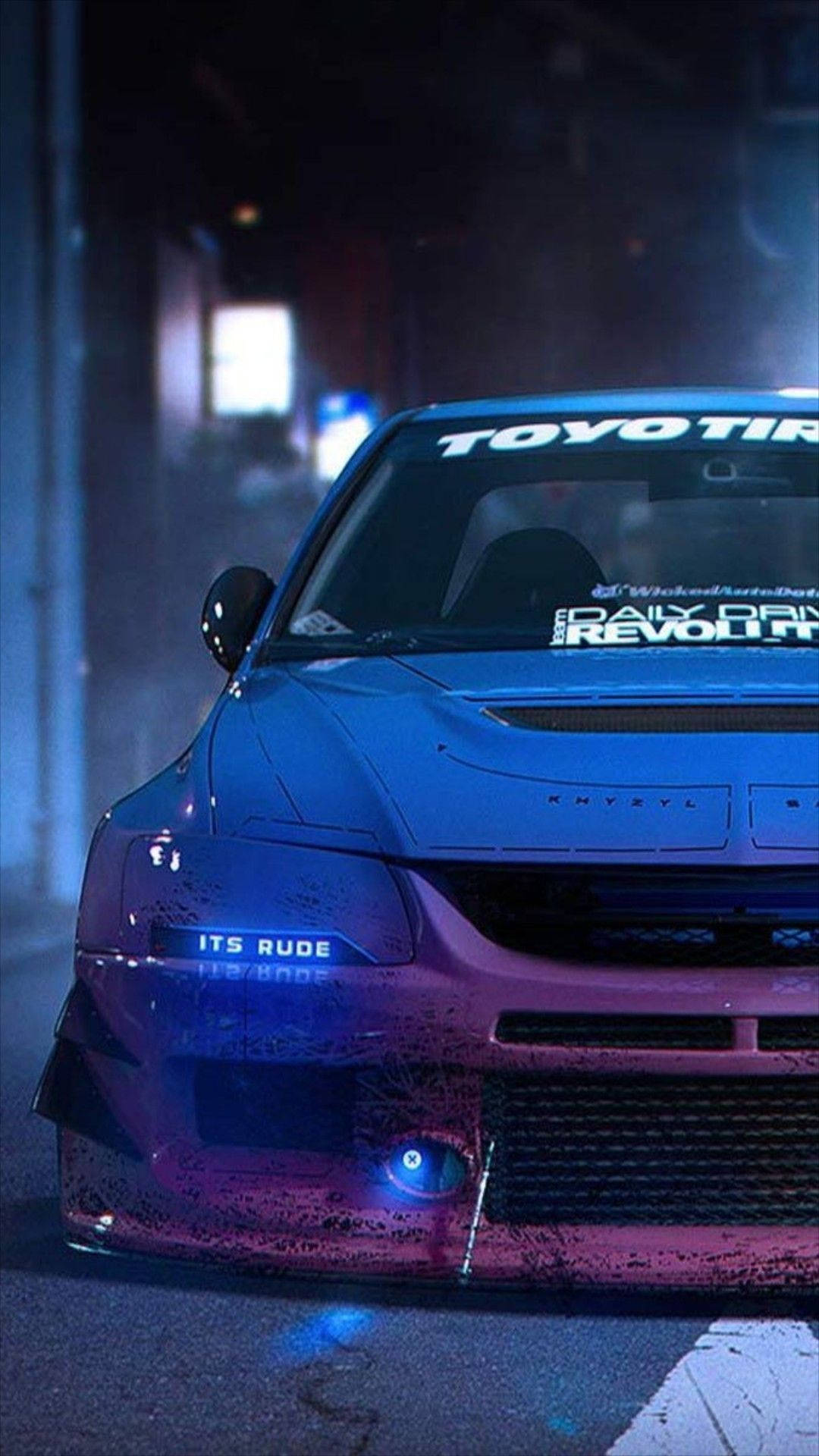 JDM-estetikk Mitsubishi Racer Bakgrunner