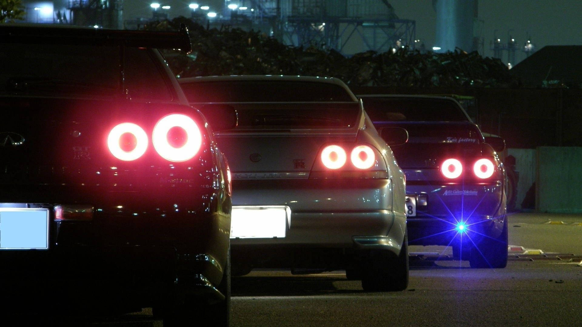 JDM-estetikk Skylines Bakgrunner
