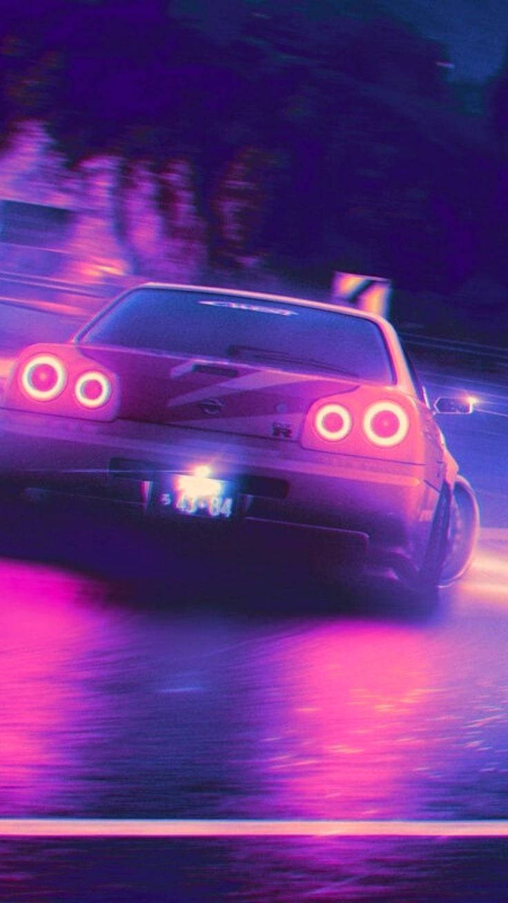 JDM Estetisk Skyline Bakgrunner