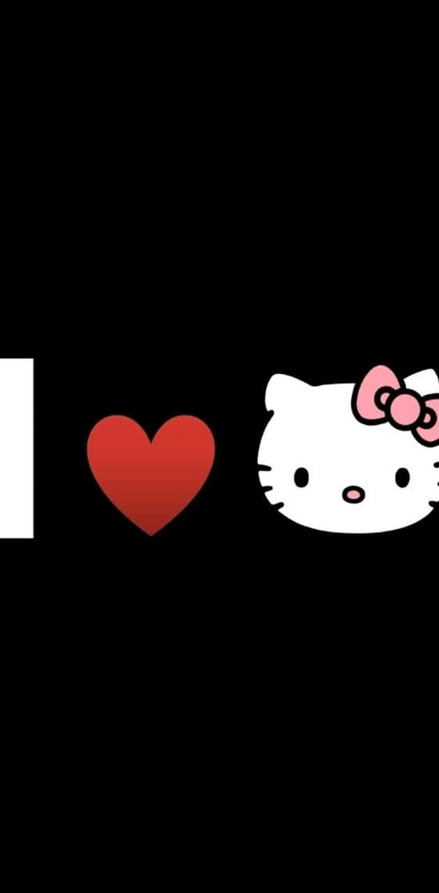 Jeg elsker PFP Hello Kitty Bakgrunner