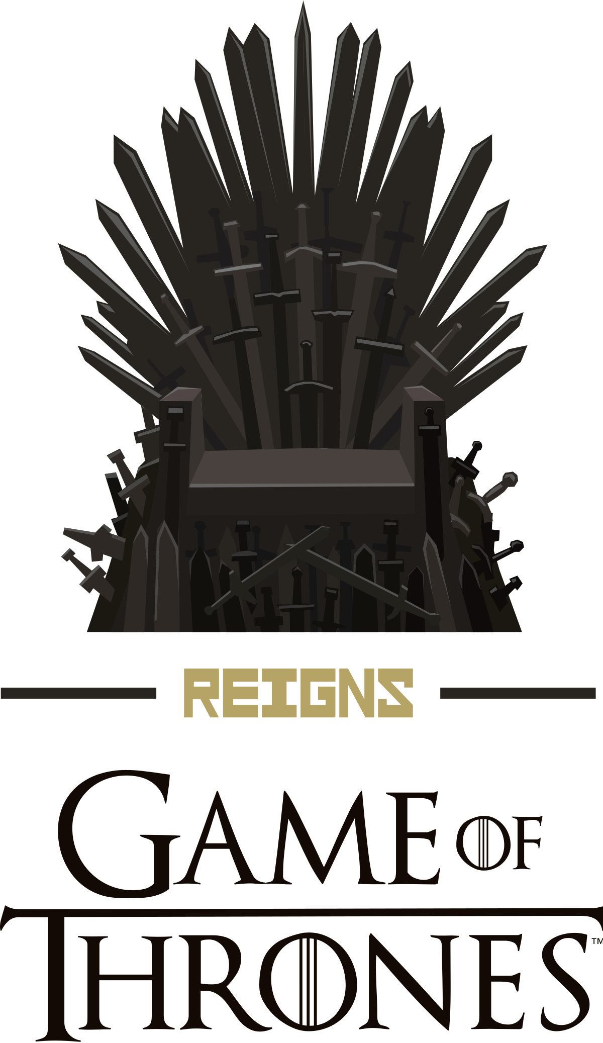 Jerntronen Game of Thrones-logo Bakgrunner