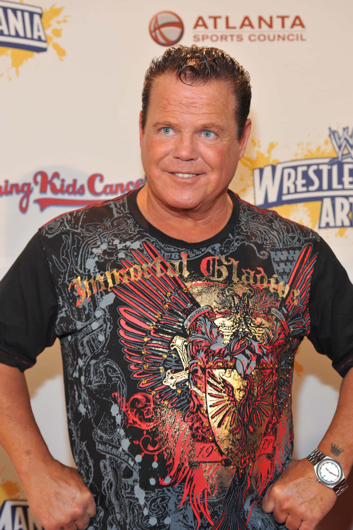 Jerry Lawler 2011 WrestleMania kunstutstilling Bakgrunner