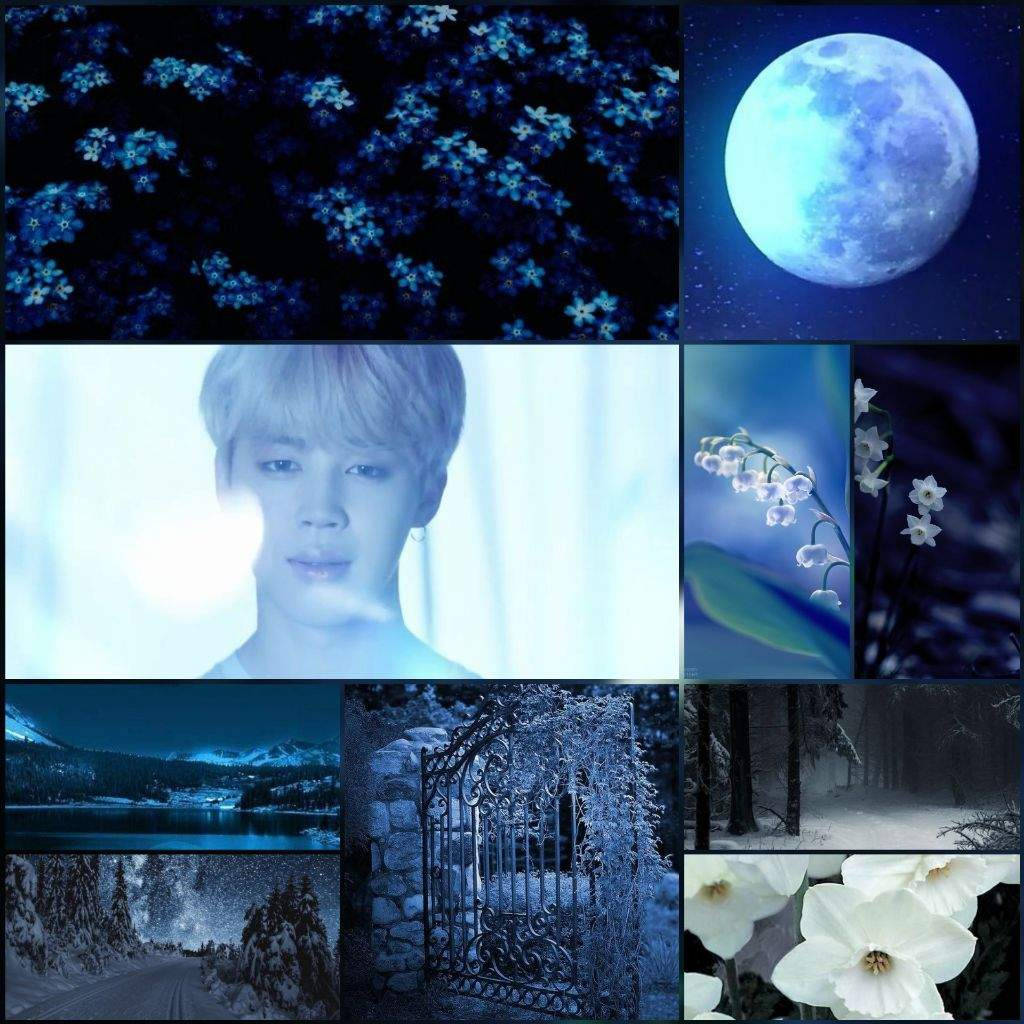 Jimin BTS Estetisk Eterisk Måne Bakgrunner