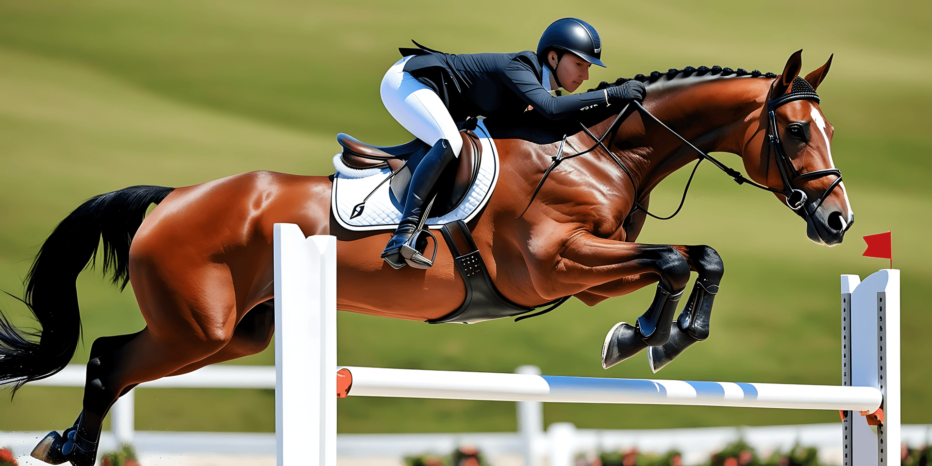 Jockey som rir en hest Bakgrunner