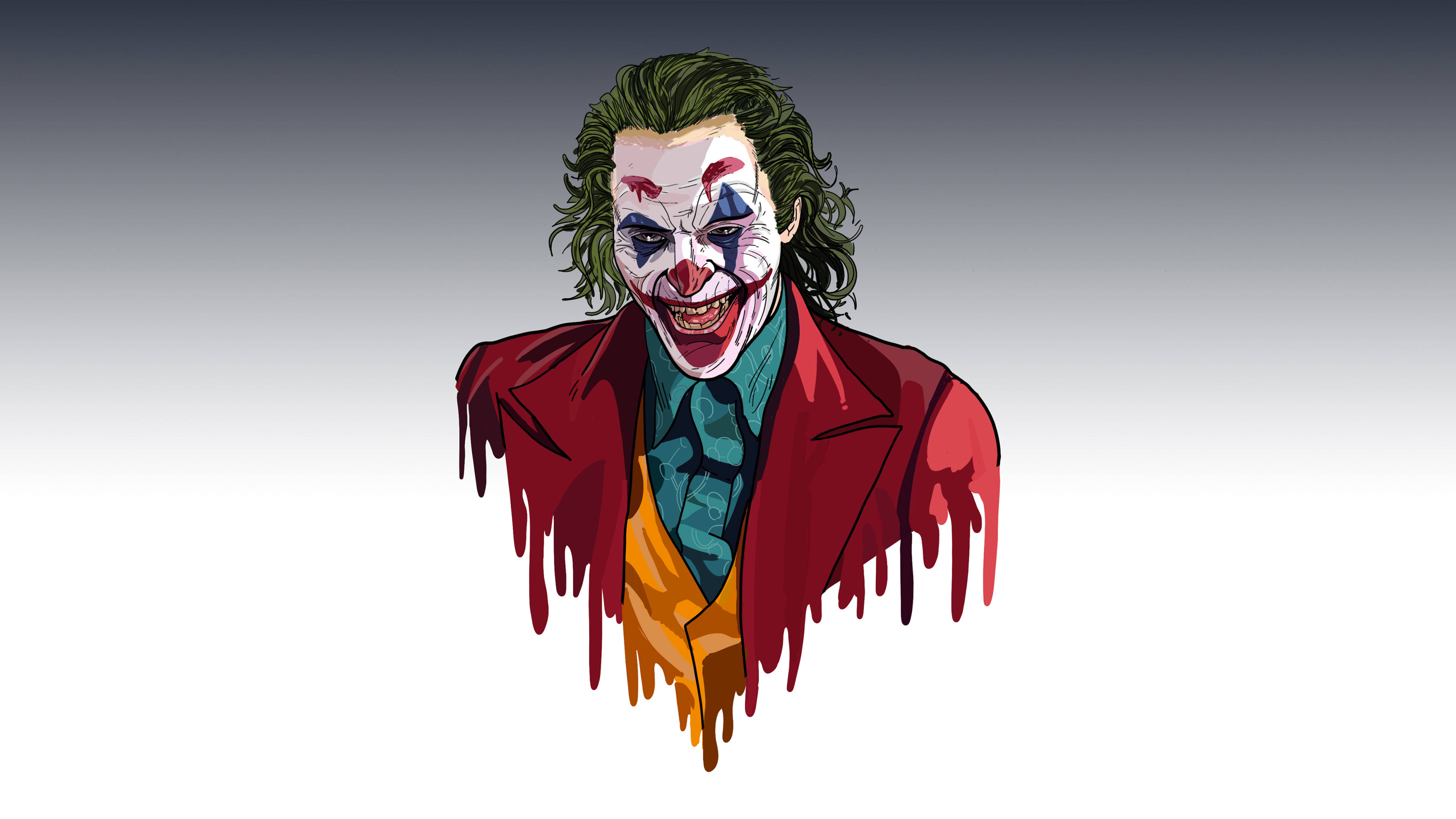 Joker 2019 Byste Skisse Bakgrunner