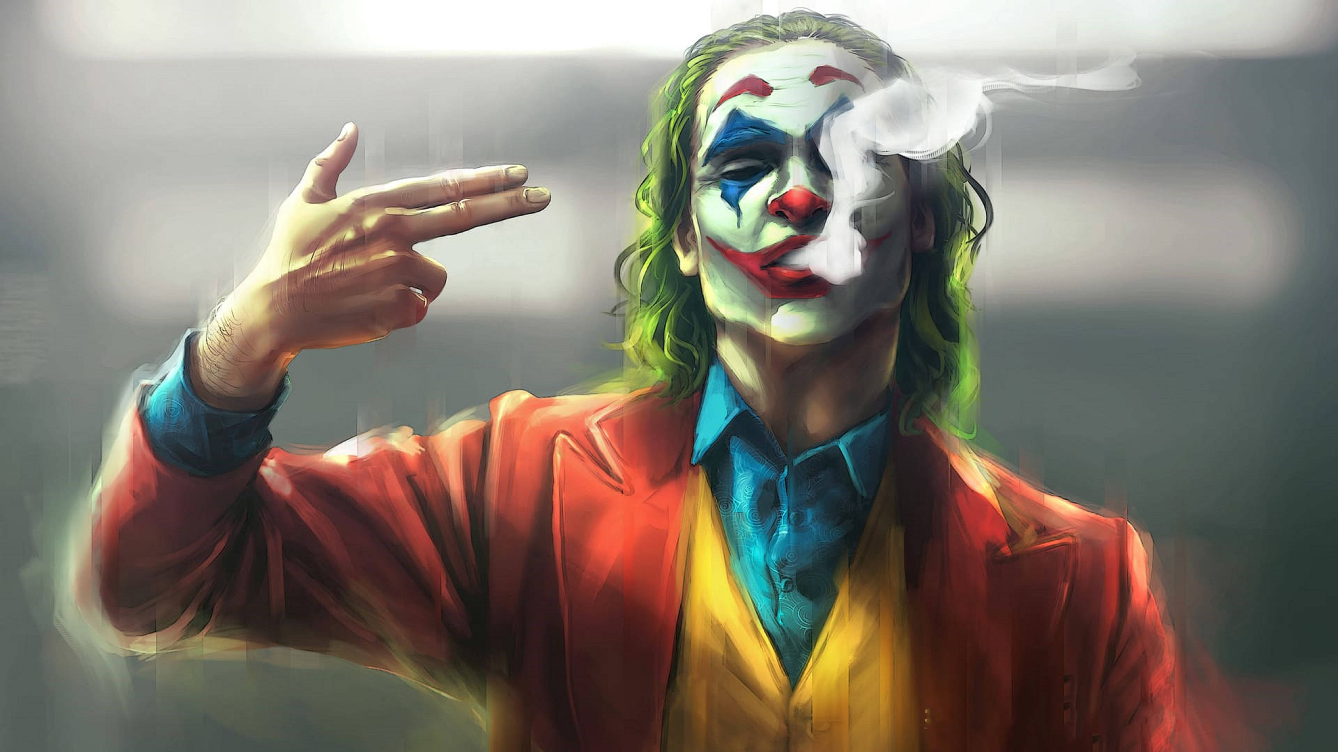 Joker 2019 Røyking Maleri Bakgrunner