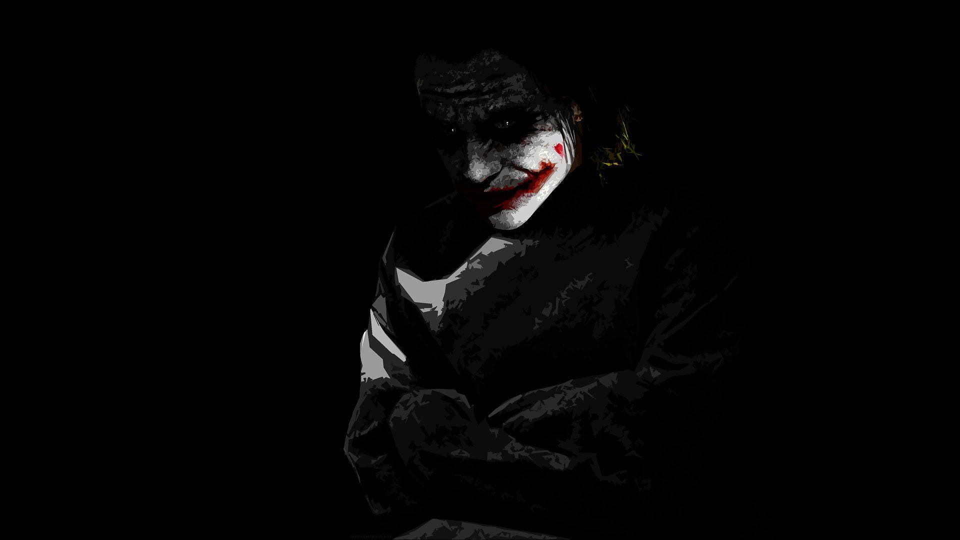 Joker i tvangsjakke bakgrunn