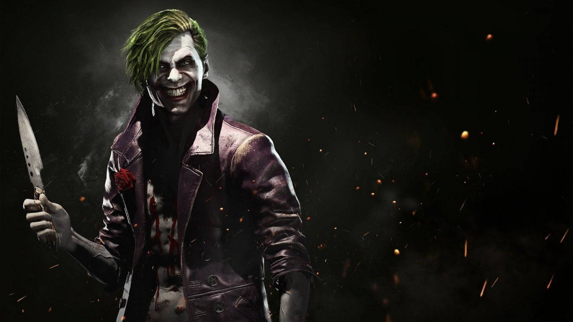 Joker illevarslende glis Bakgrunner