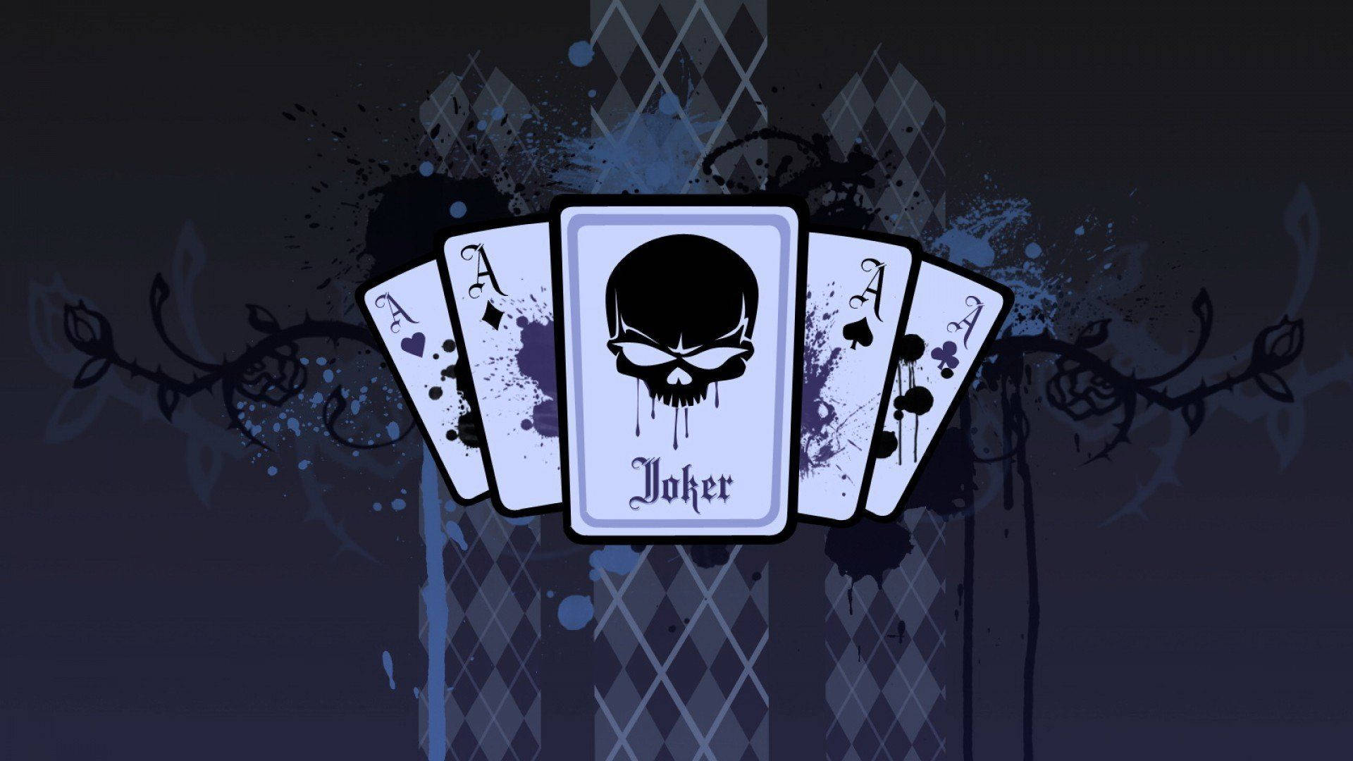 Joker kort digital kunst Bakgrunner