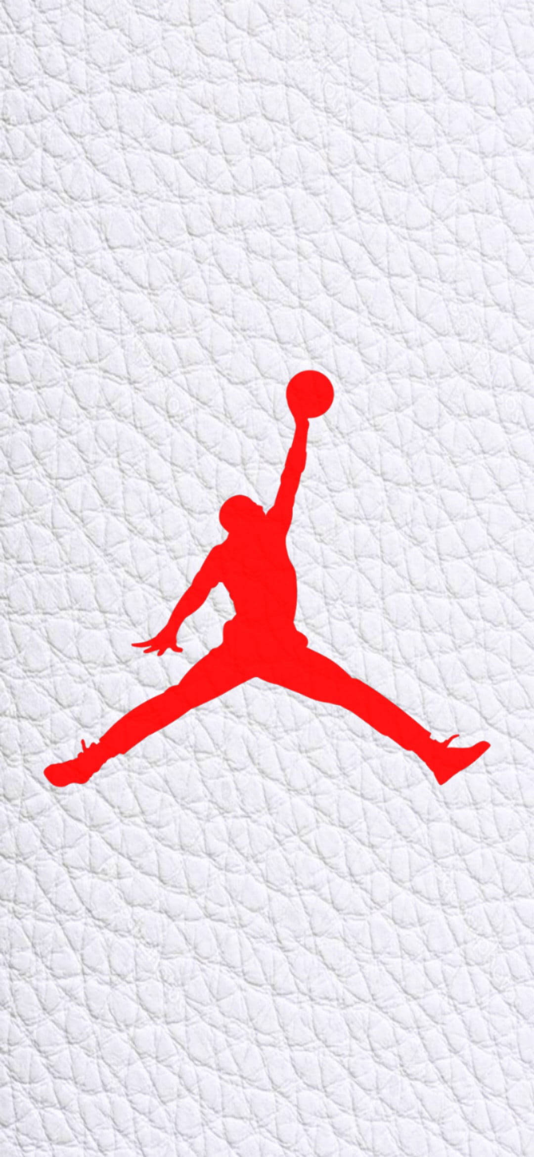 Jordan-logo hvit skinnlerret Bakgrunner