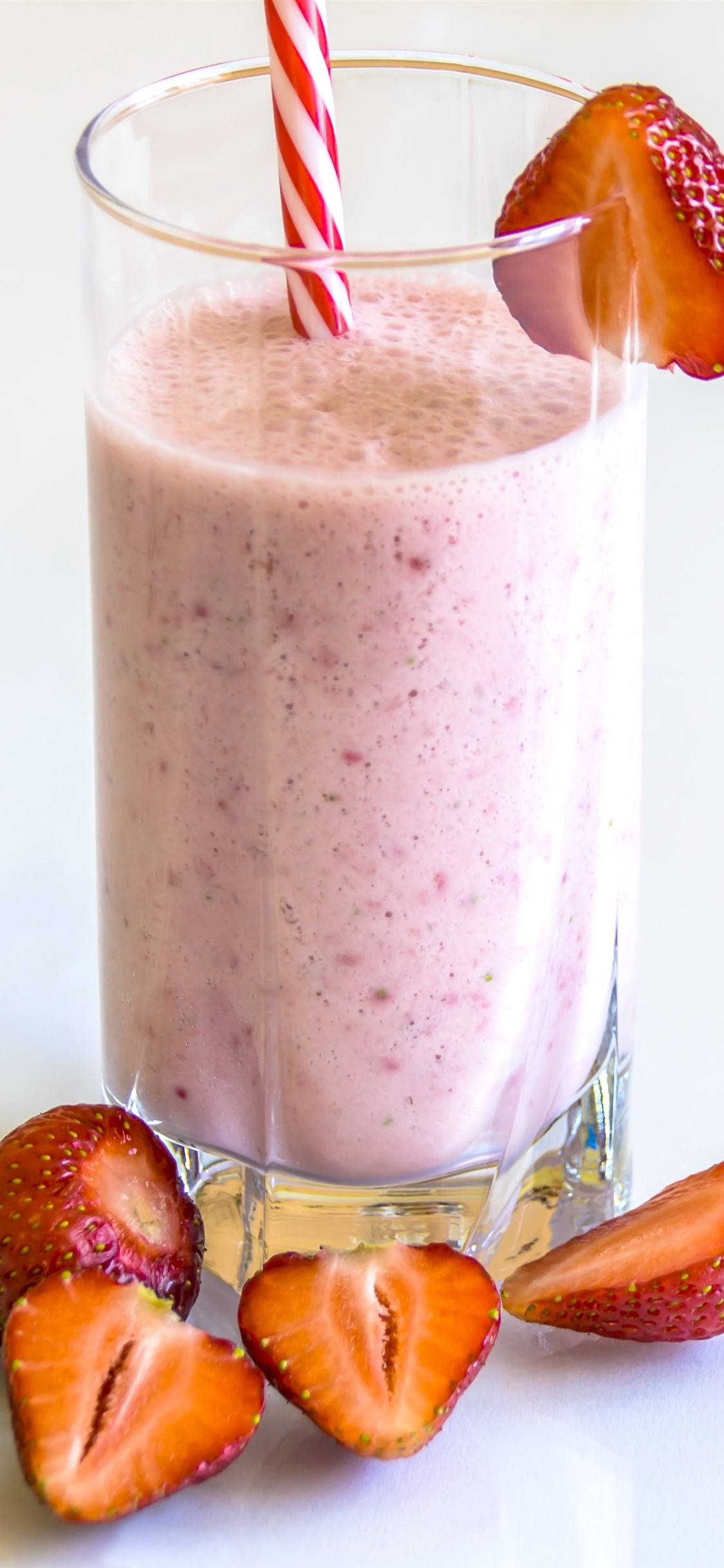 Jordbærmelkesmoothie Bakgrunner
