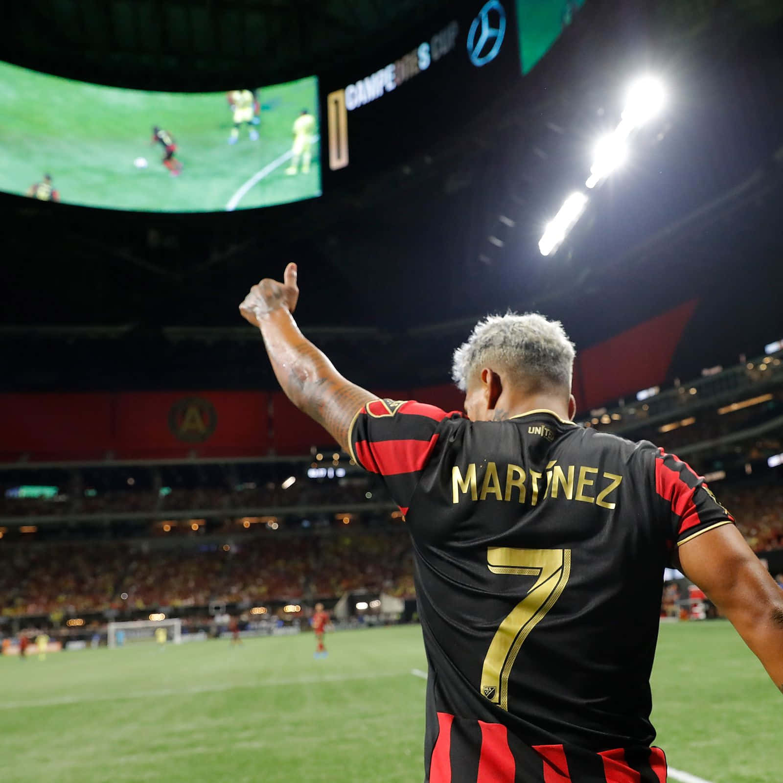 Josef Martinez Campeones Cup skudd Bakgrunner